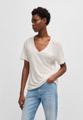 ELA - Basic T-shirt - open white