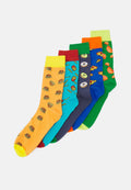 JACJUNKFOOD SOCKS 5 PACK - Socks - scuba blue