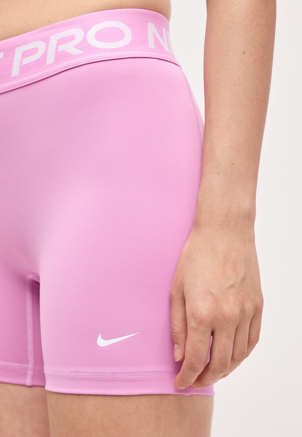 SHORT - Leggings - light magenta/white