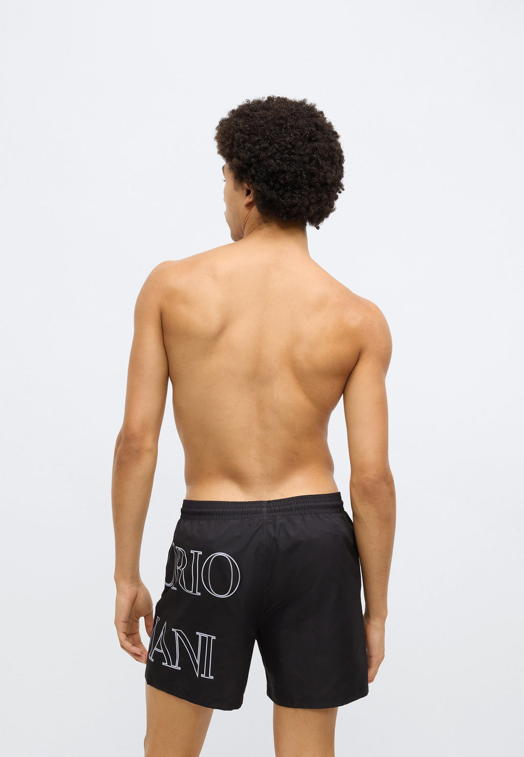BOLD LOGO BOXER - Swimming shorts - black