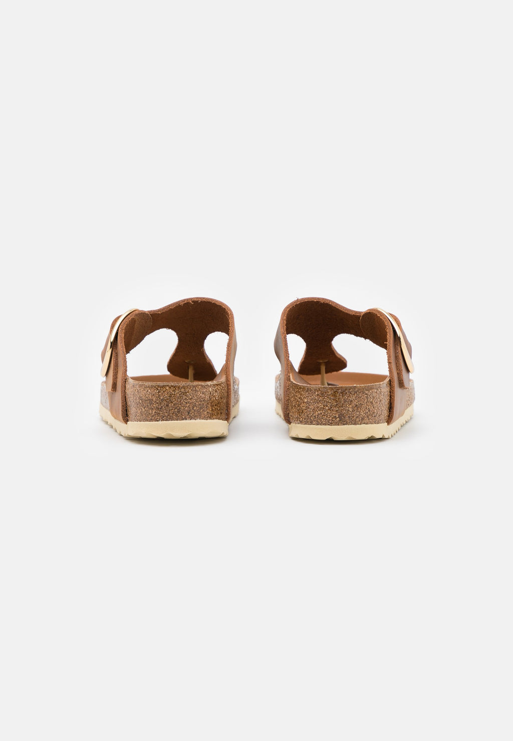 GIZEH BIG BUCKLE LEOI HEX REGULAR - Sandals - cognac
