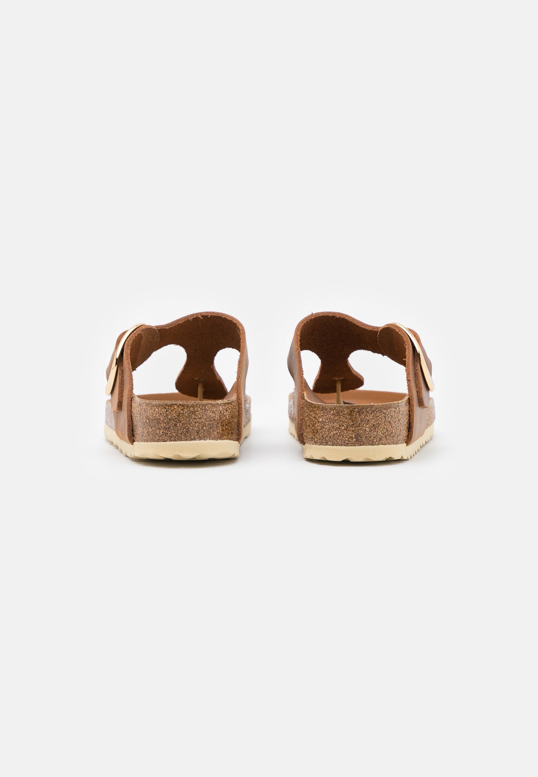 GIZEH BIG BUCKLE LEOI HEX REGULAR - Sandals - cognac