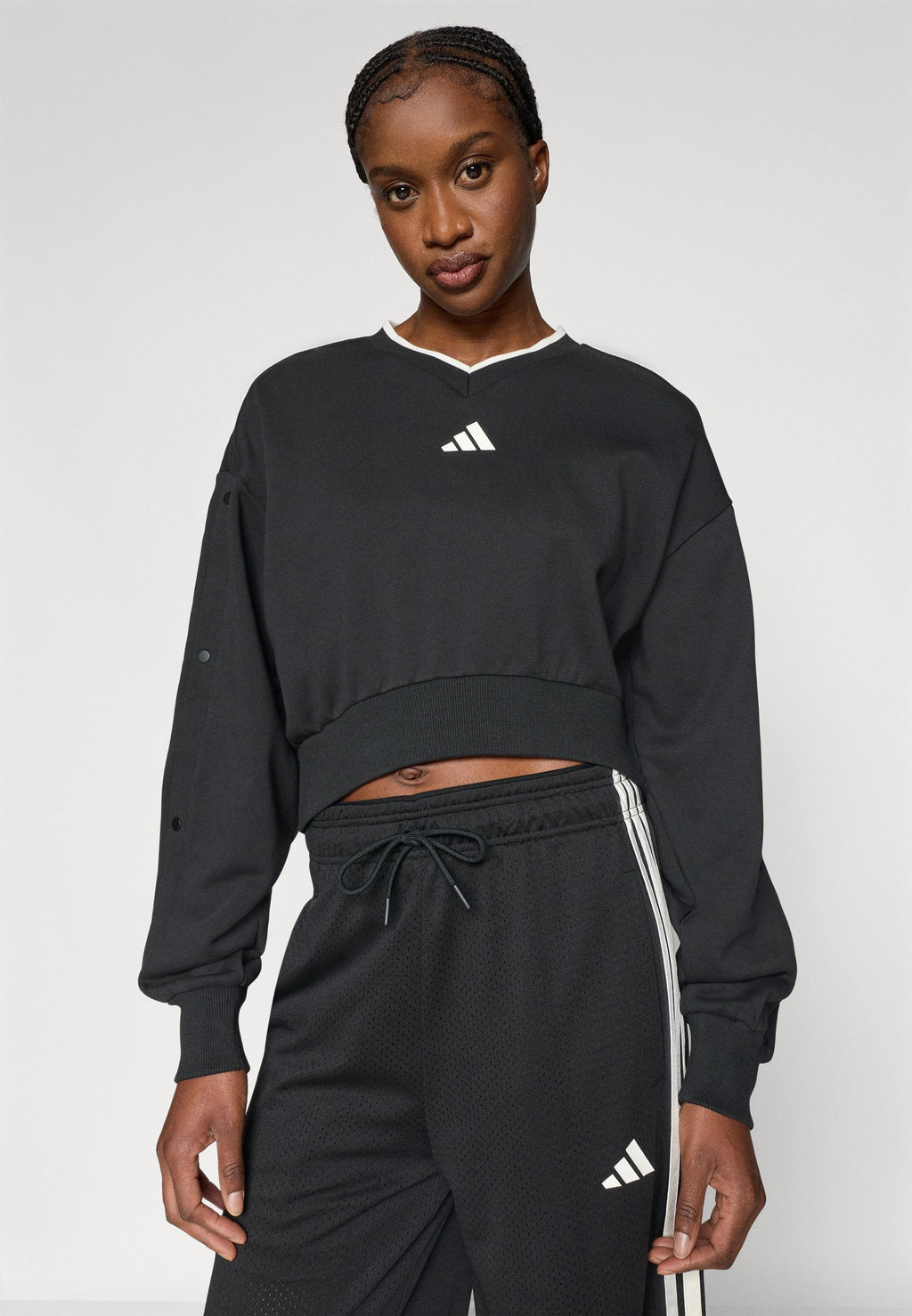 STADIUM CREW - Sweatshirt - black/off white