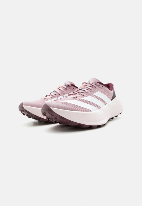 AGRAVIC - Chaussures de trail - mauve magique/blanc chaussures/marron