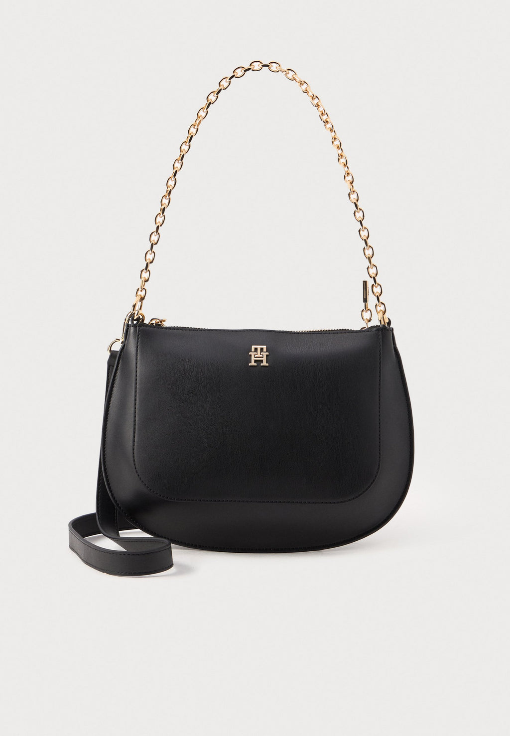 CHAIN STRAP CONVERTIBLE CROSSBODY BAG - Handbag - black