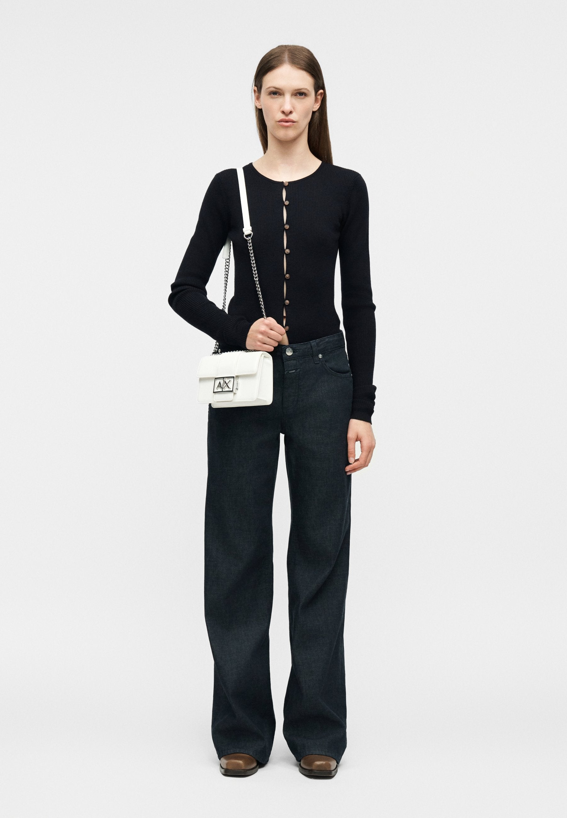 MESSENGER BAG - Cross body bag - off-white