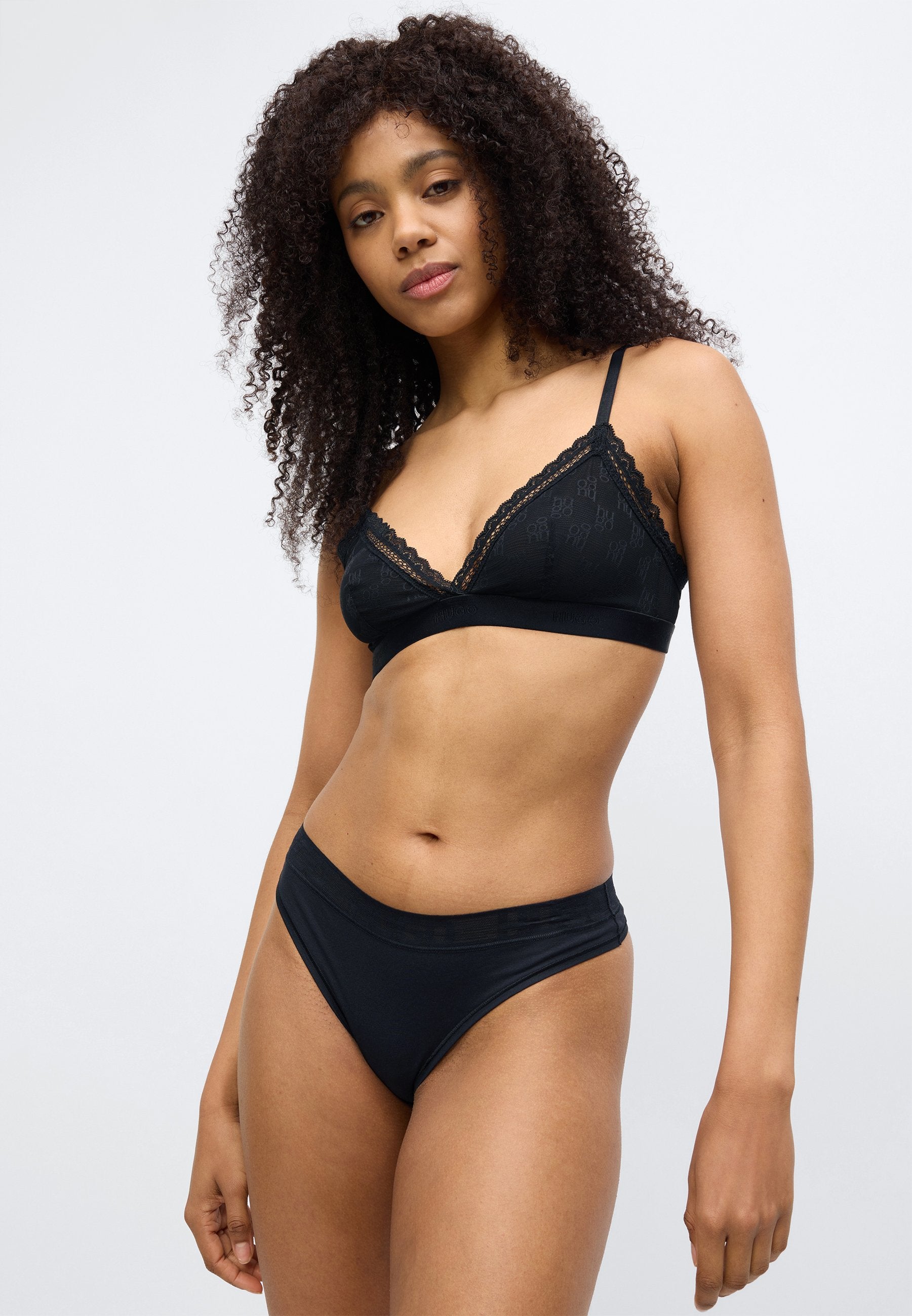 LOGO THONG - Thong - black