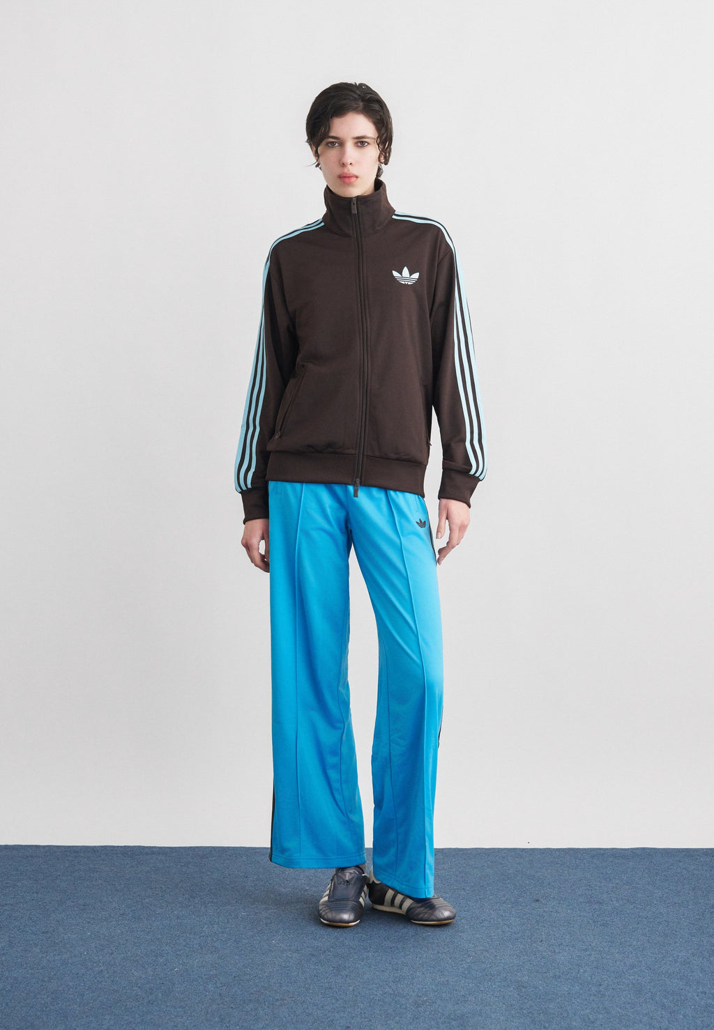 HAUT DE SURVÊTEMENT FIREBIRD TRACK LOOSE - Veste d'entraînement - aurora coffee/icey blue