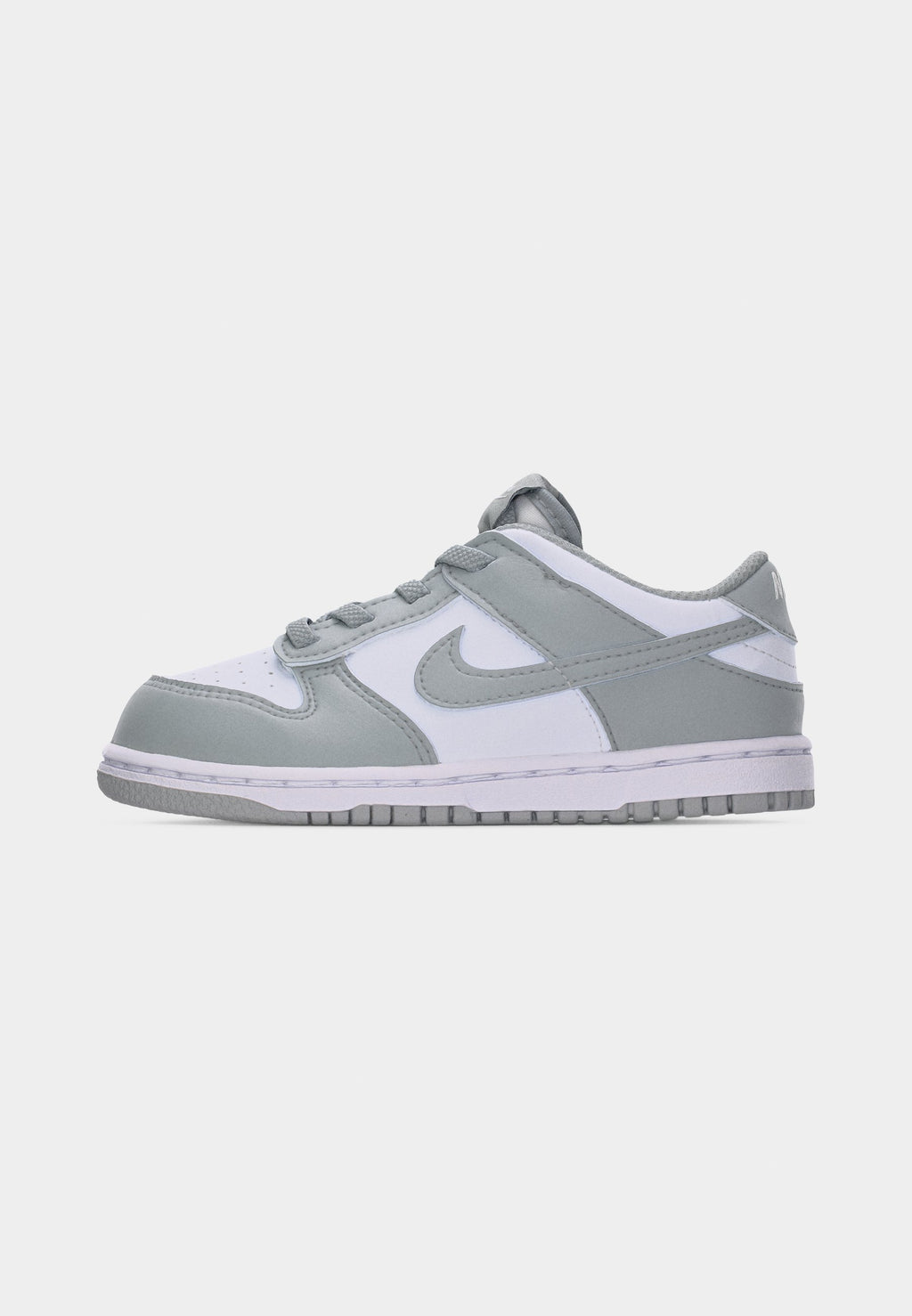 DUNK UNISEX - Trainers - white/light smoke grey
