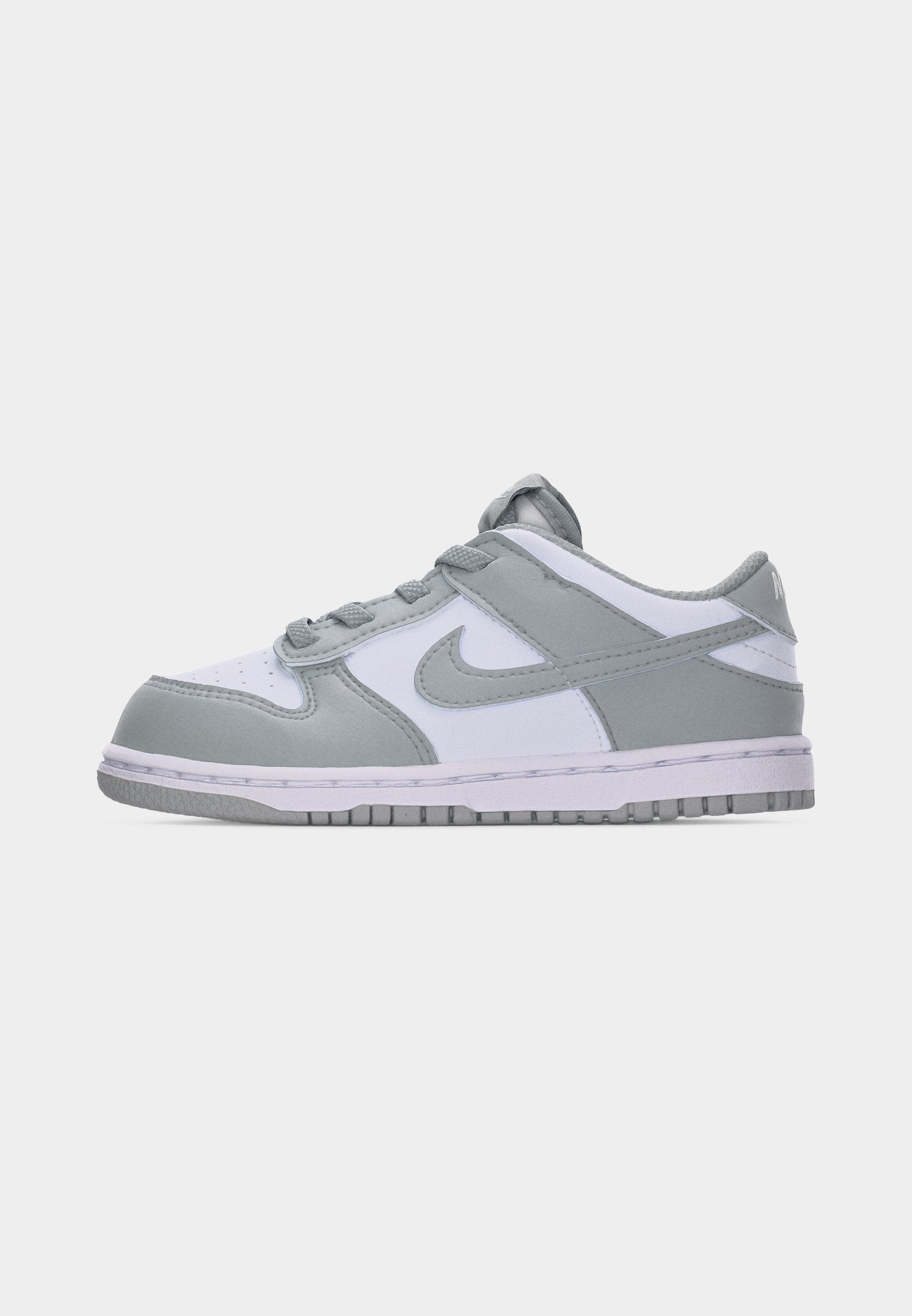 DUNK UNISEX - Trainers - white/light smoke grey