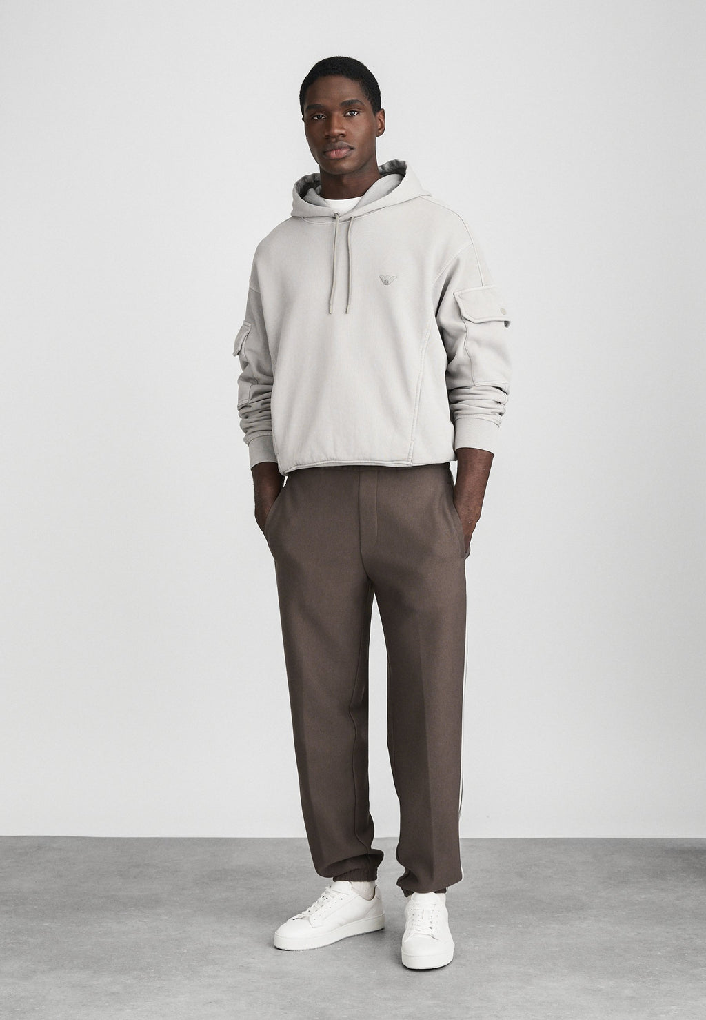 SWEATSHIRT - Hoodie - mourning dove