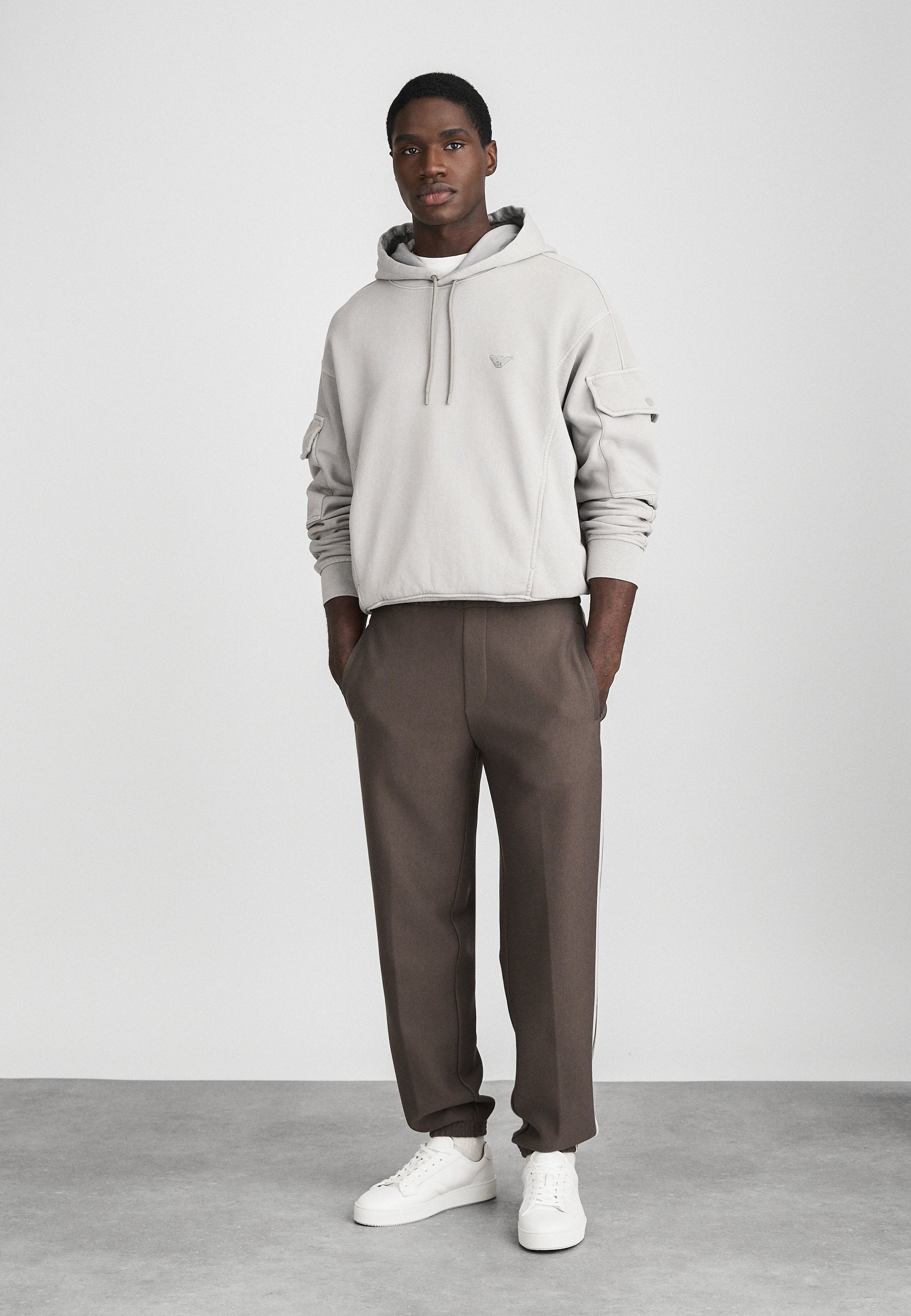 SWEATSHIRT - Hoodie - mourning dove