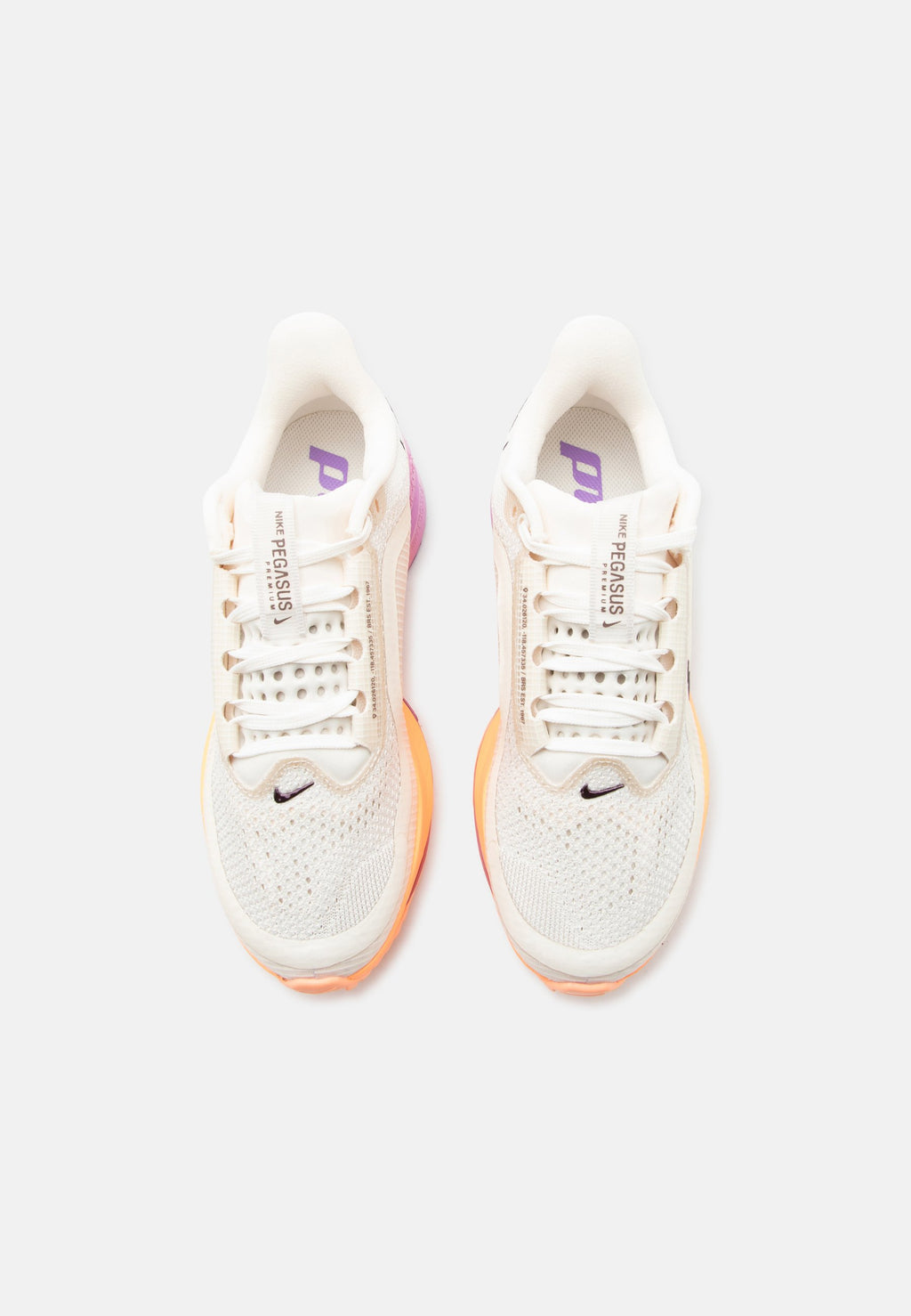 PEGASUS PREMIUM - Road running shoes - chalk/tattoo/orange pulse/light magenta/bright violet