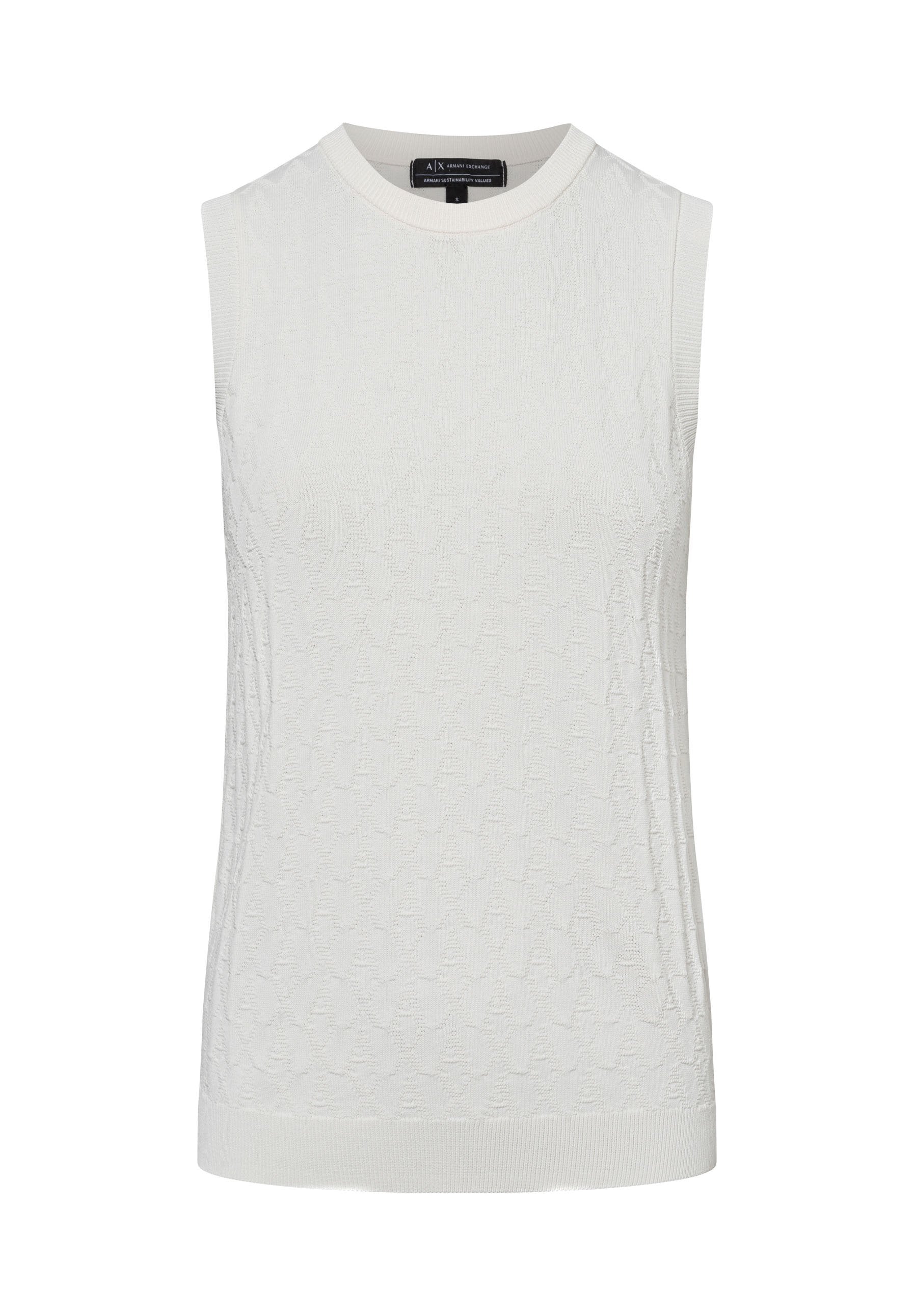 Top - beige weiß