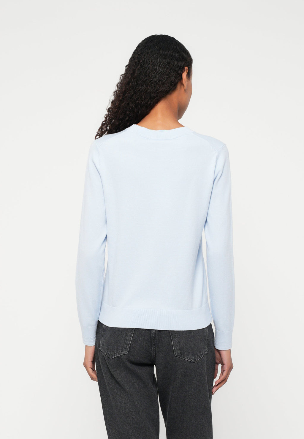 JERSEY CREW NECK JUMPER - Jumper - breezy blue