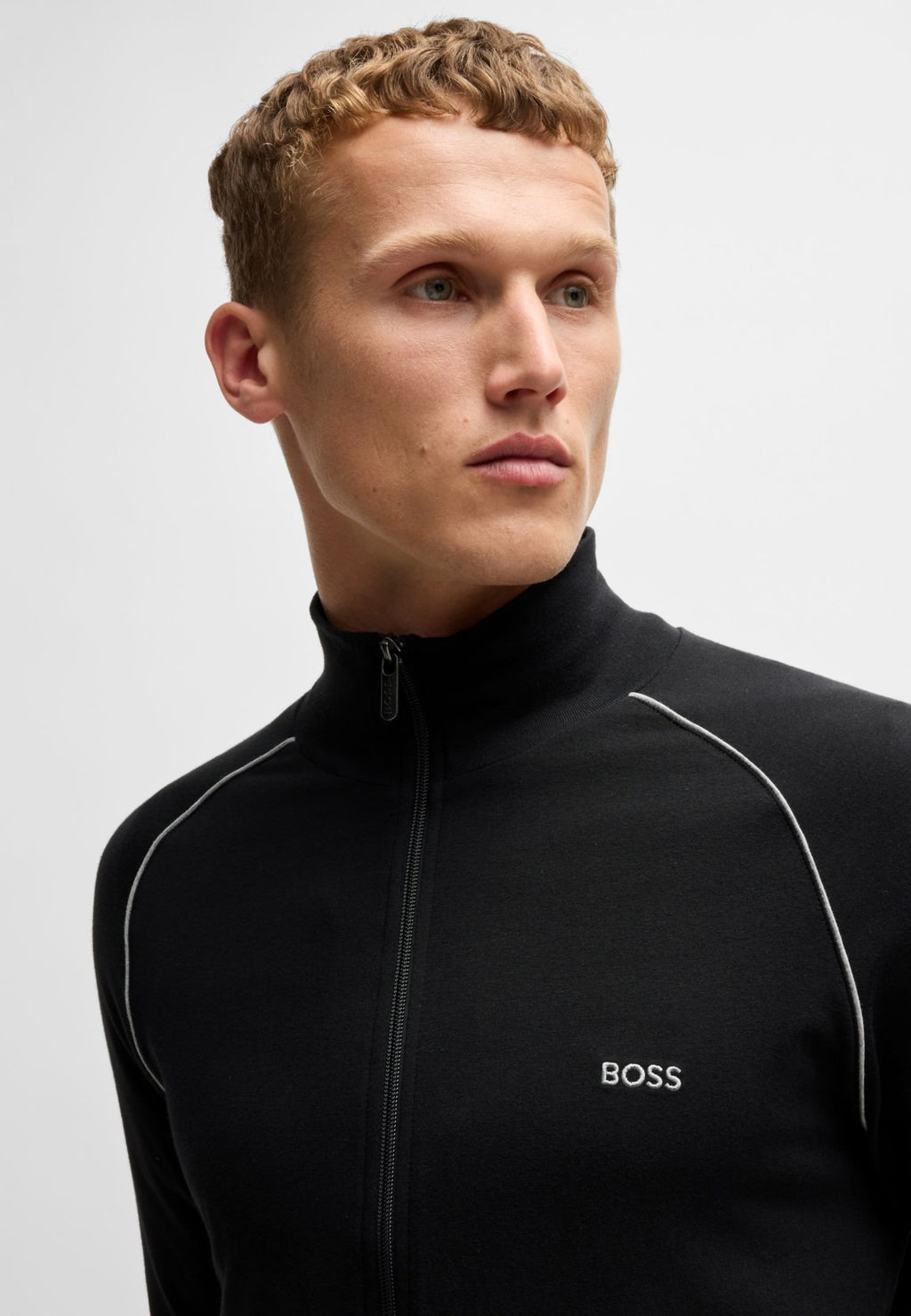 MIX & MATCH ZIPPER , STRETCH - Zip-up sweatshirt - schwarz
