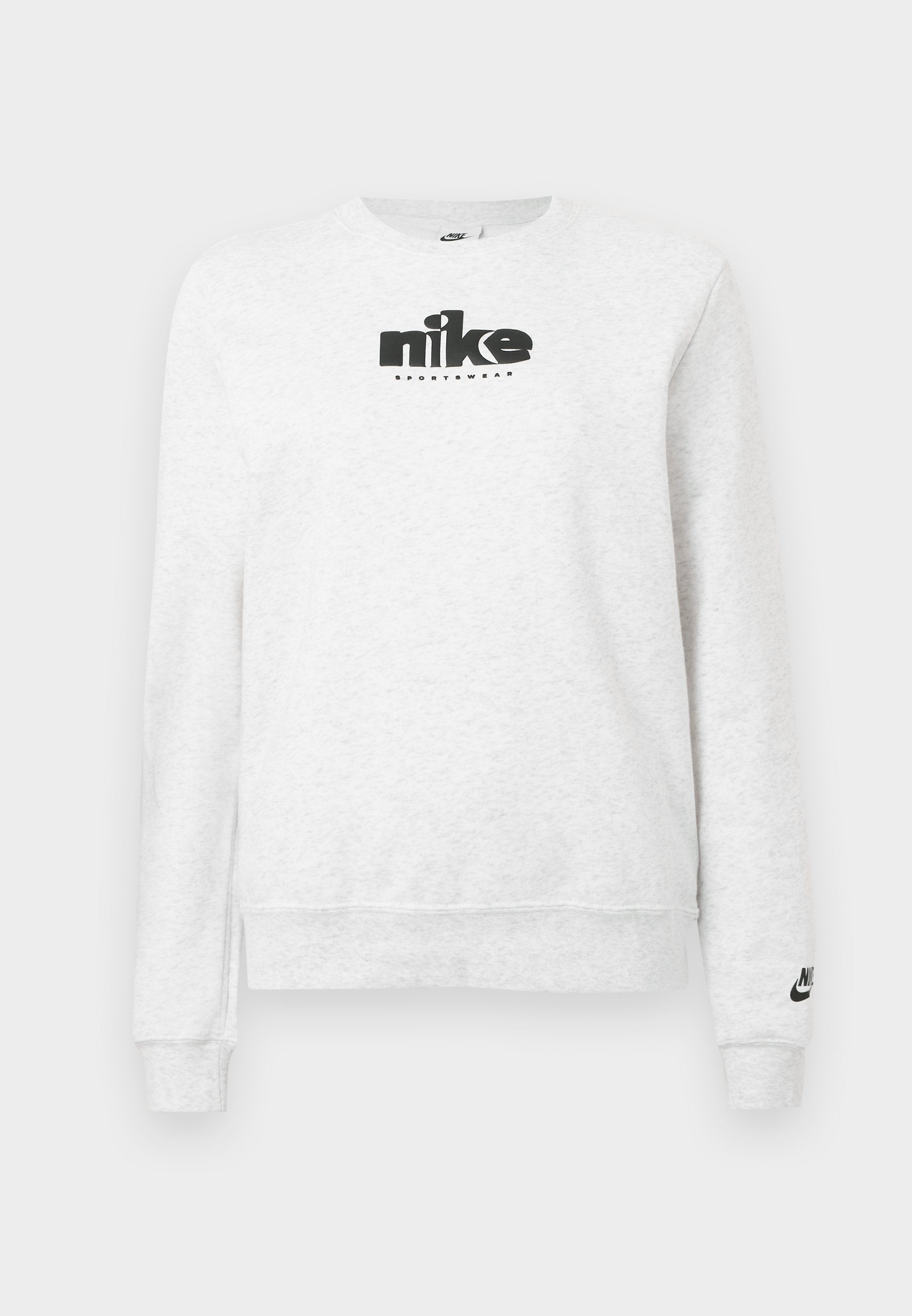 CLUB CREW - Sweatshirt - birch heather/black