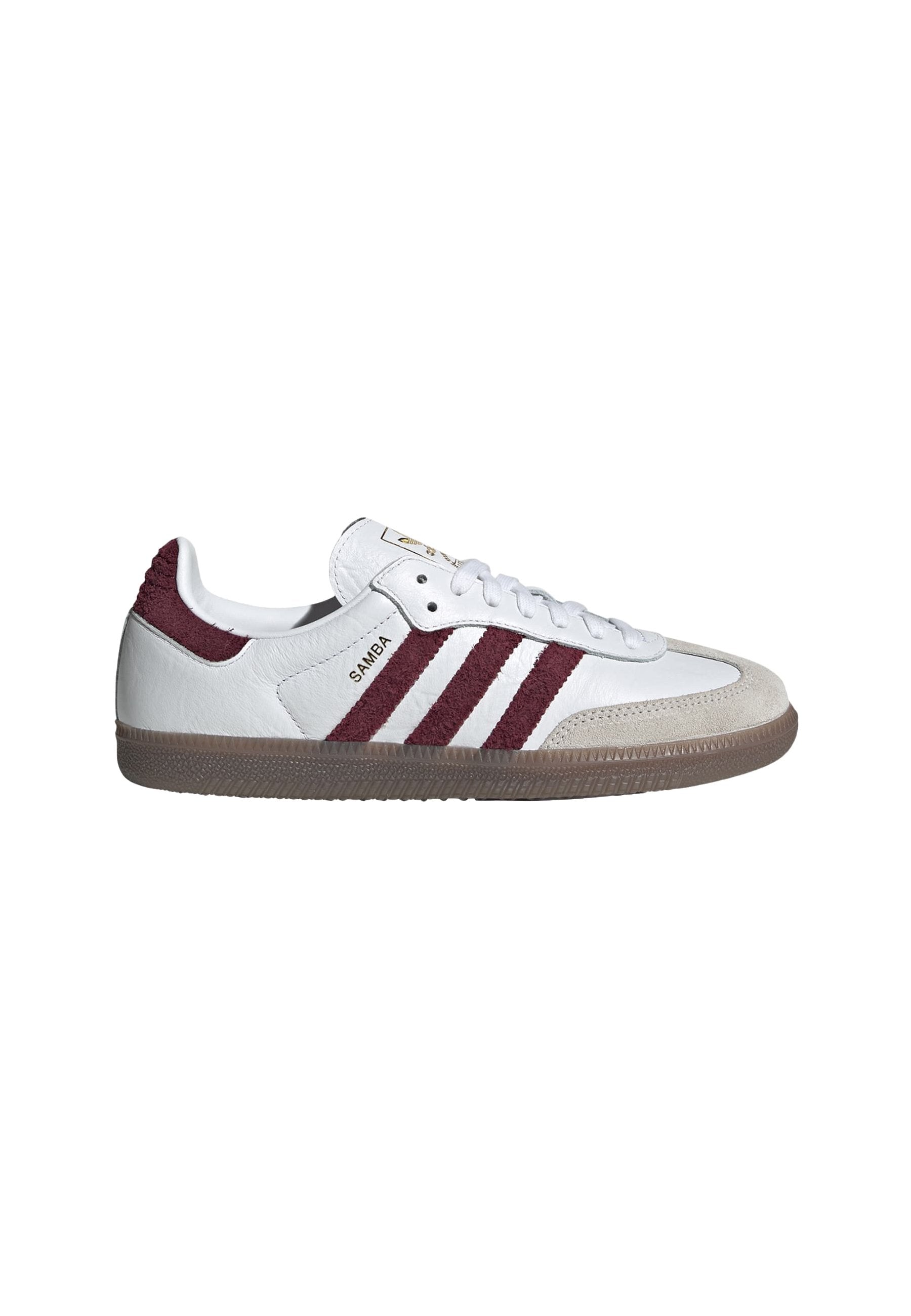 SAMBA - Trainers - ftwr white/maroon/gum