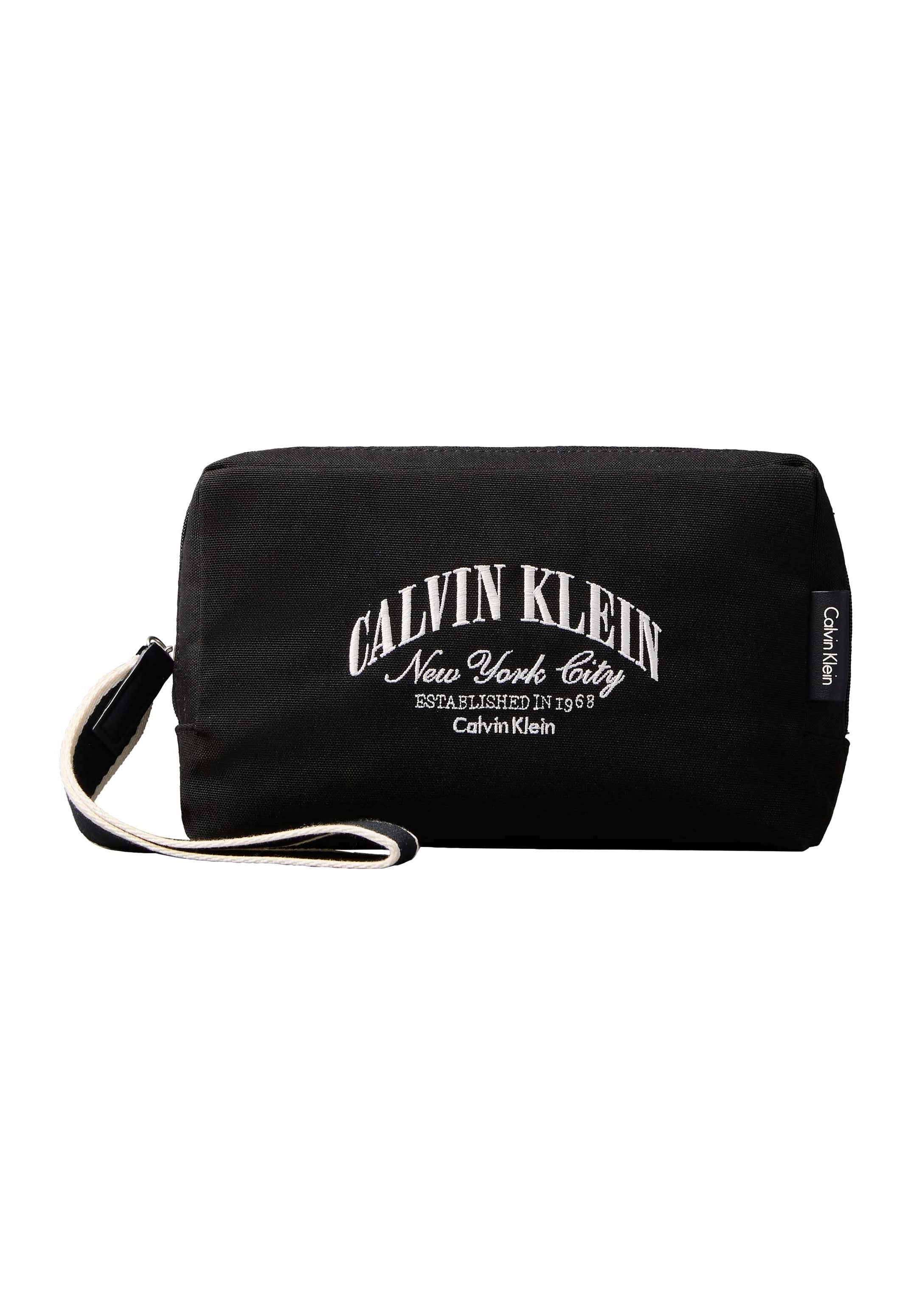 GRAPHIC POUCH - Wash bag - black