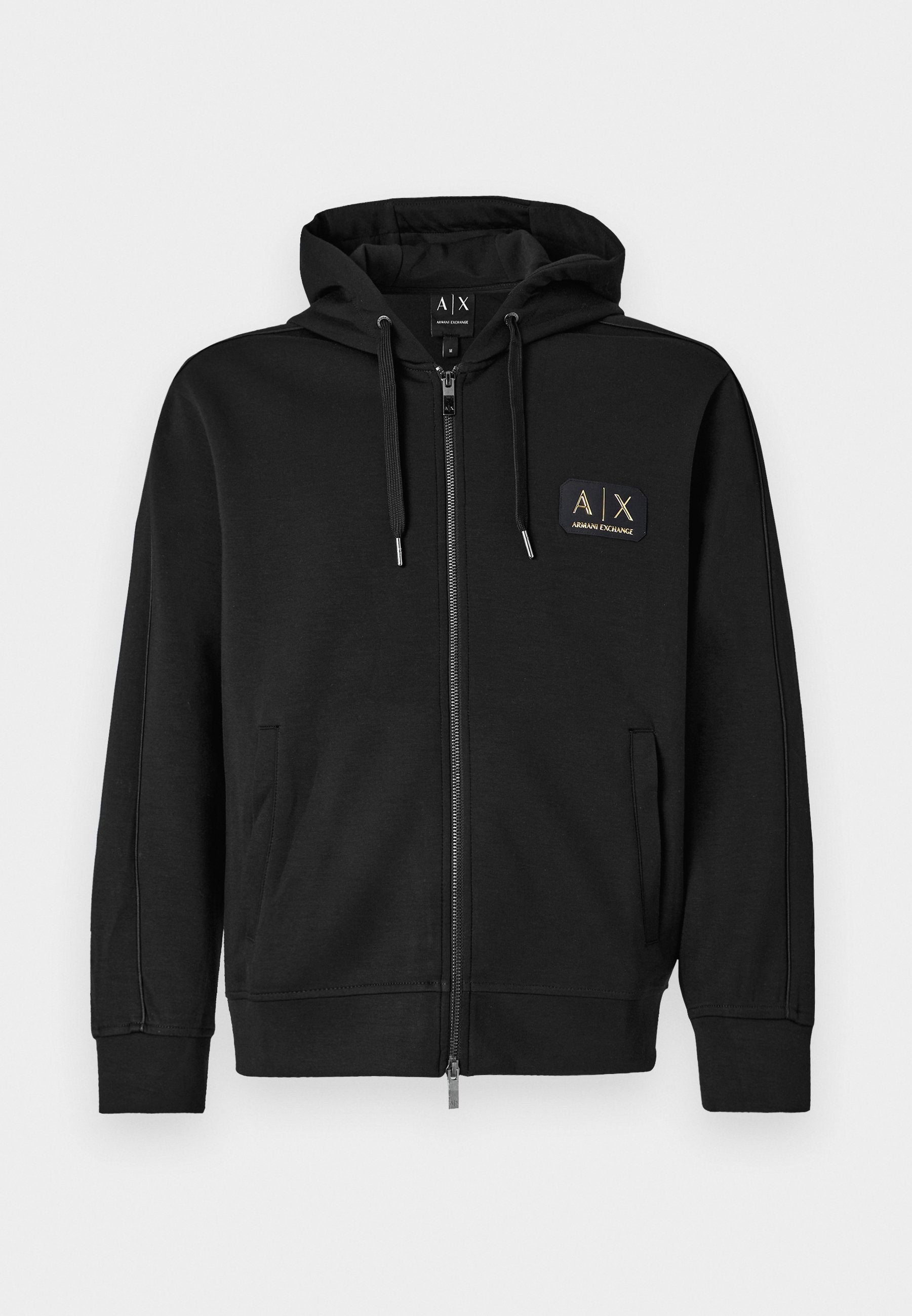 Zip-up sweatshirt - black