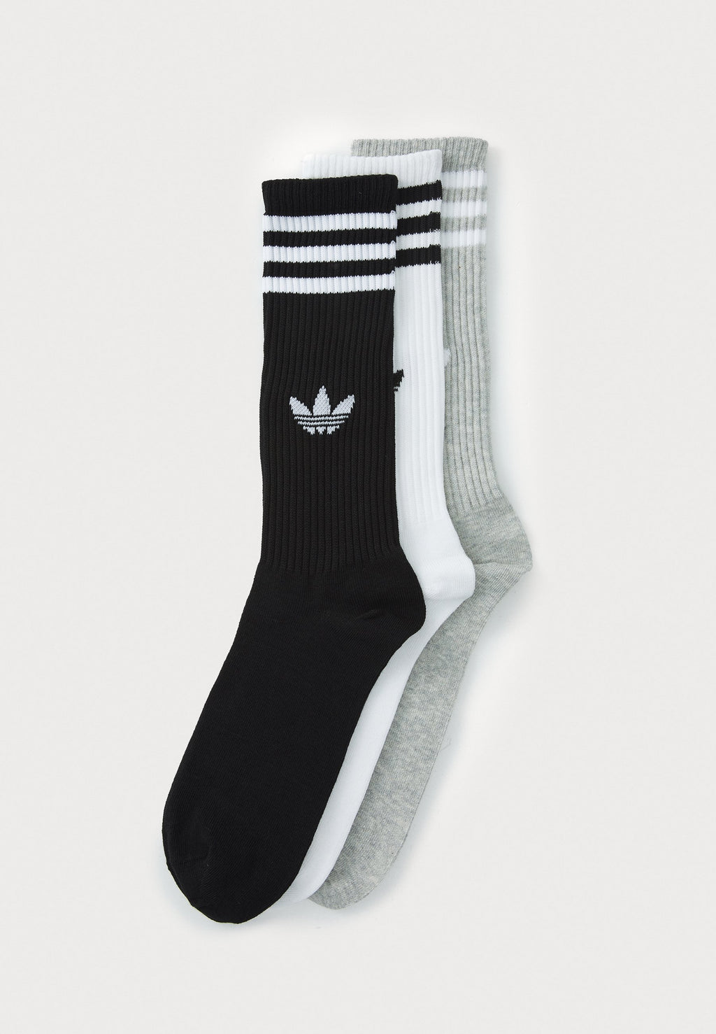 HIGH UNISEX 3 PACK - Socks - white/medium grey heather/black