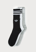 HIGH UNISEX 3 PACK - Socks - white/medium grey heather/black