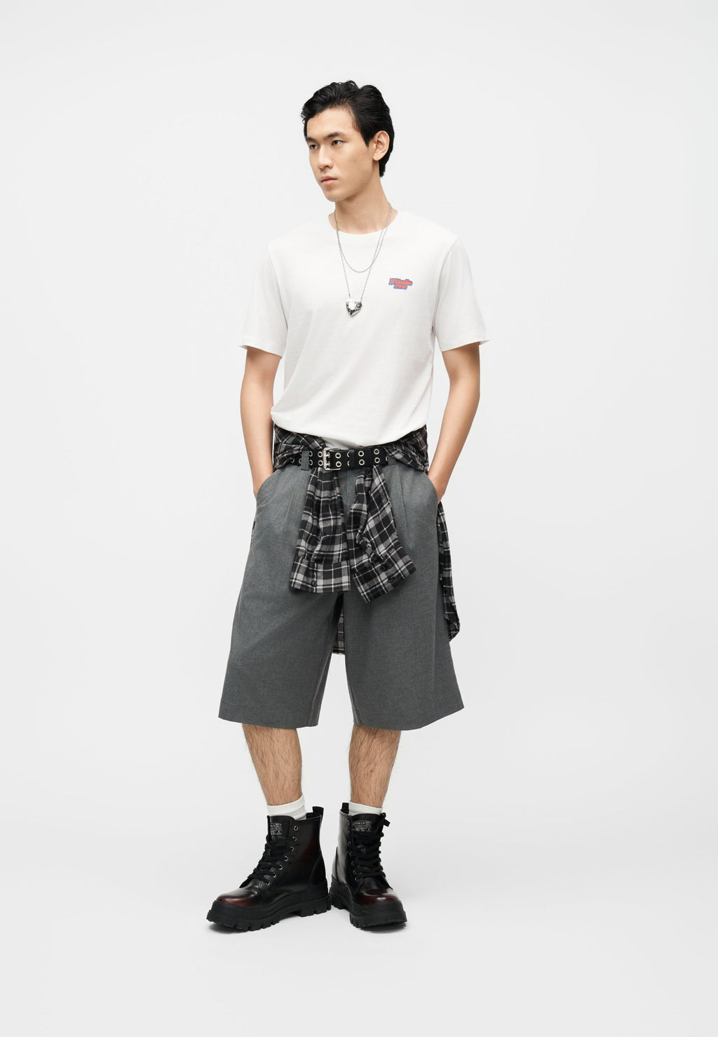 JJSEATTLE TEE CREW NECK - Basic T-shirt - bright white