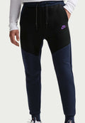 M NK TCH FLC JGGR - Bas de jogging - obsidienne noire et violet éclatant