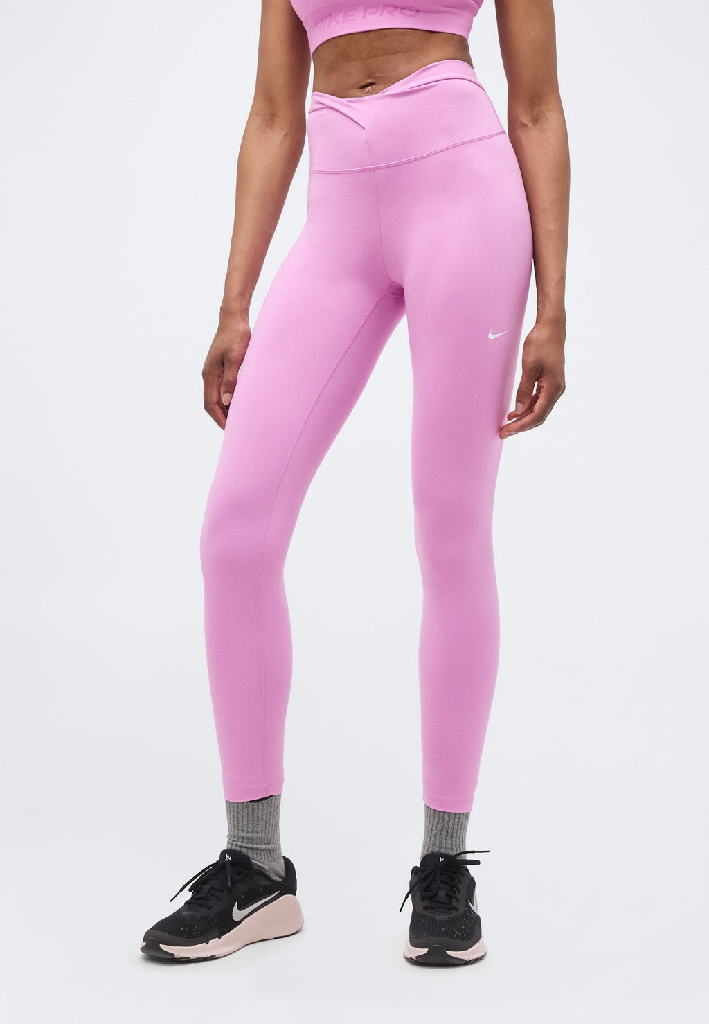 ONE - Leggings - light magenta/white