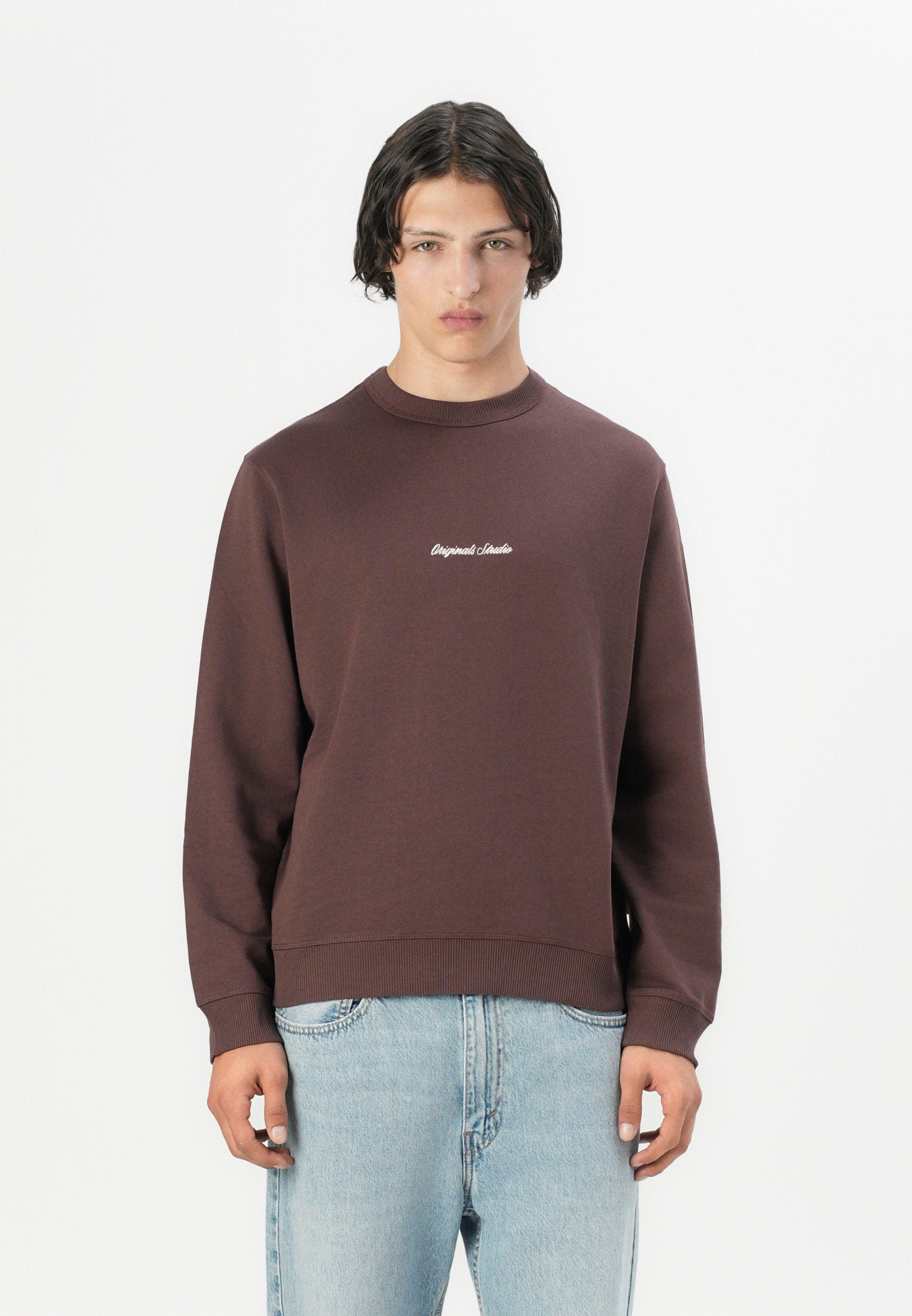 Sweatshirt - deep mahogany