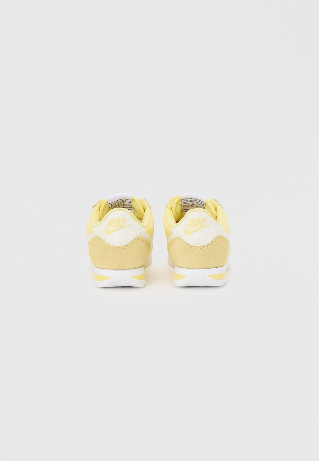 CORTEZ - Trainers - soft yellow/sail/white/safety orange/black
