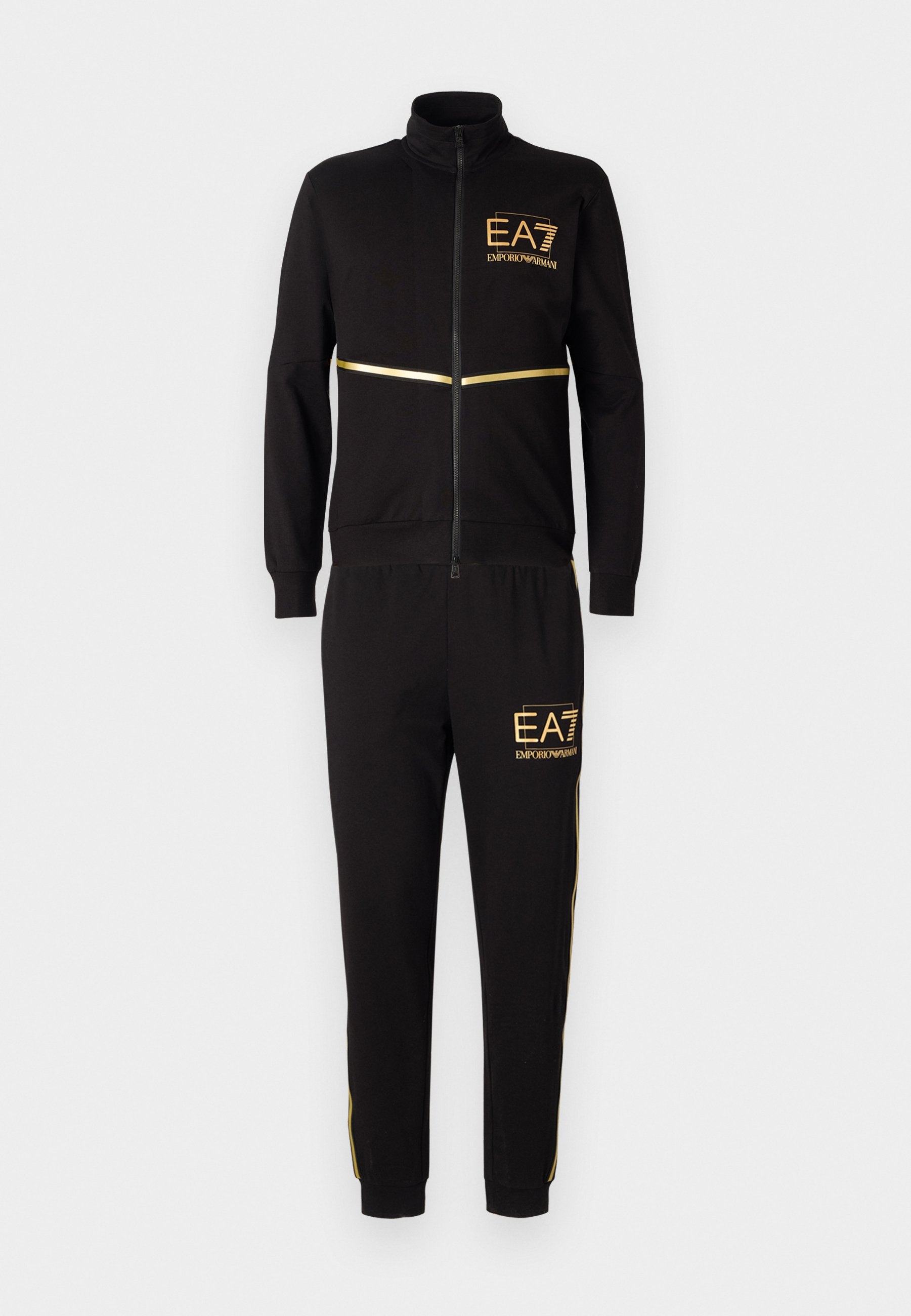 TRAIN VISIBILITY - Tracksuit - black/gold-coloured