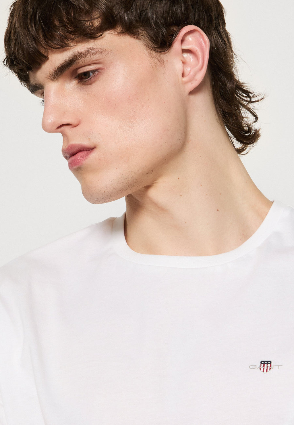 PRINTED ARCHIVE SHIELD - Basic T-shirt - white