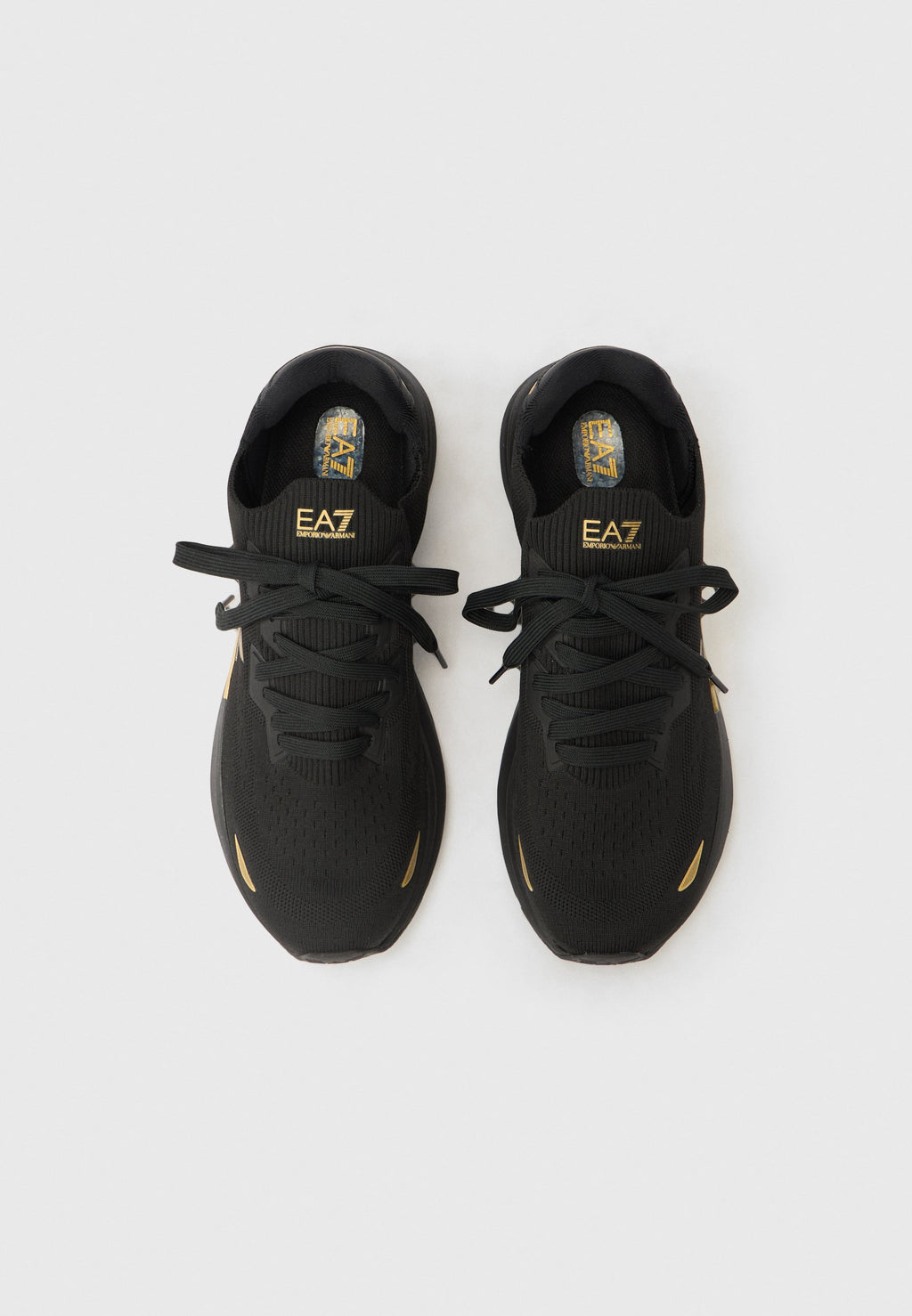 CRUSHER UNISEX - Trainers - triple black/gold-coloured