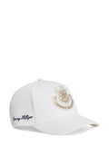 CASQUETTE DE BASEBALL BRODÉE ÉCUSSON LOGO HÉRITAGE - Casquette - blanc cassé