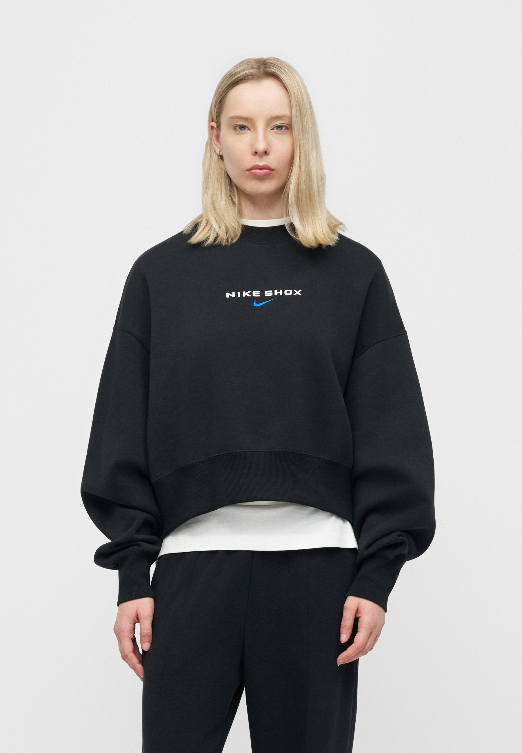 SHOX CREW - Sweatshirt - black