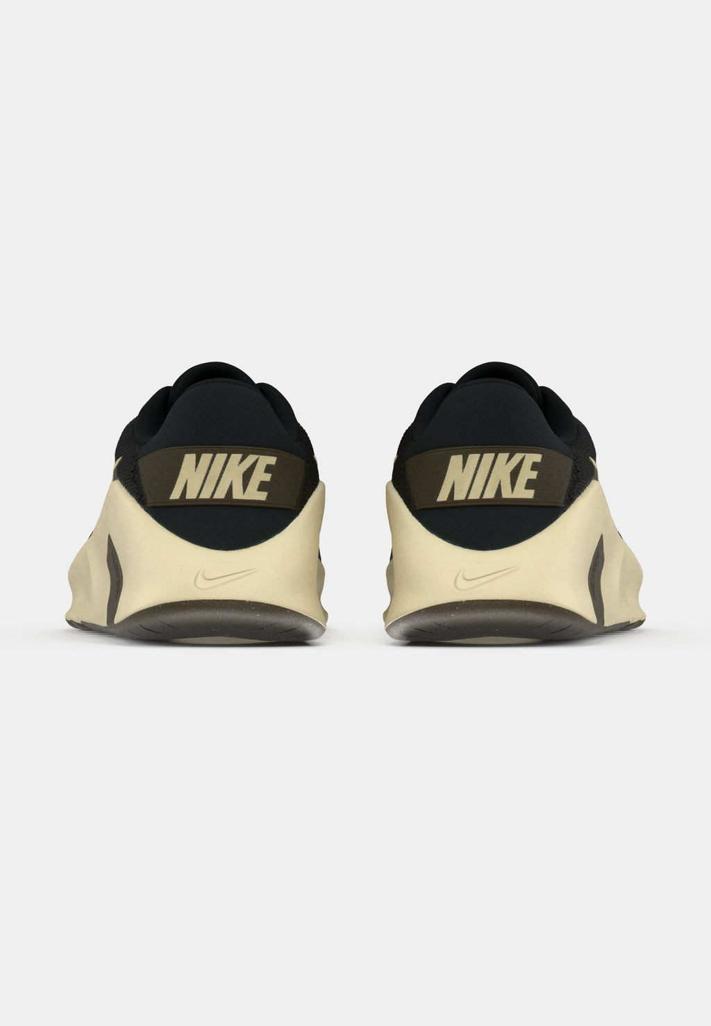 FLEX TRAIN - Training shoe - black/light khaki/dark hazel