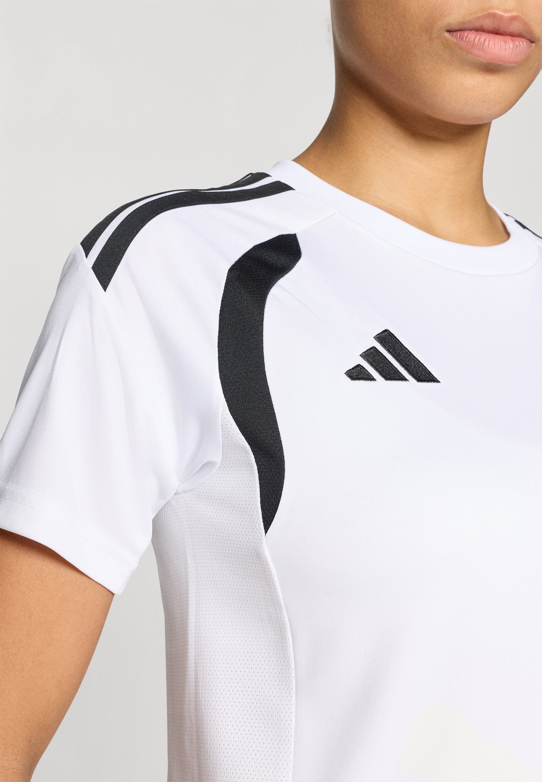 Print T-shirt - white/black