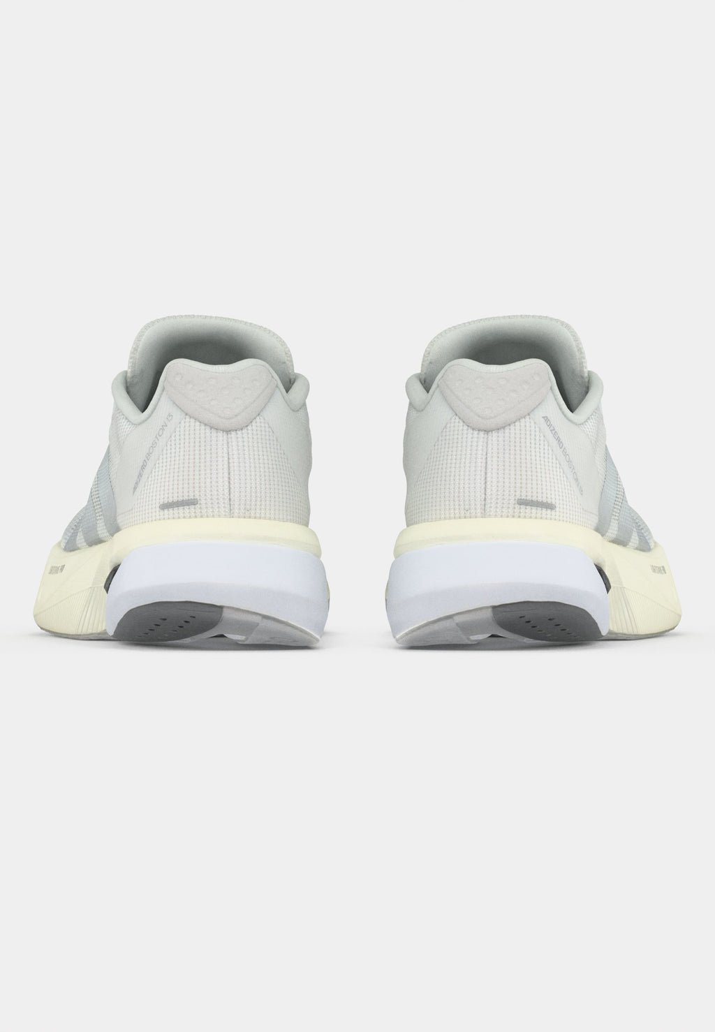 ADIZERO BOSTON - Road running shoes - footwear white/matte silver-coloured/dash grey