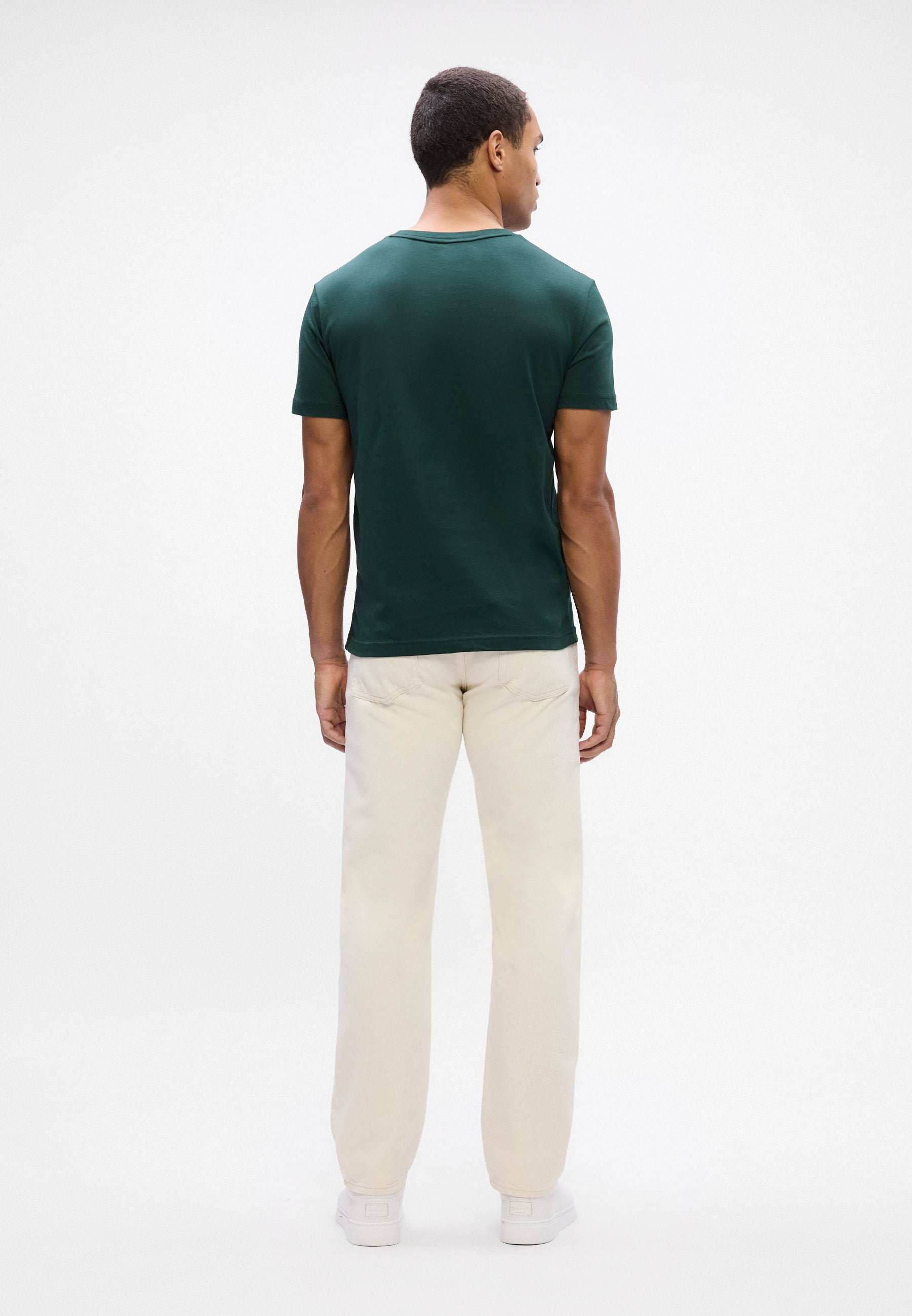 GRAPHIC  - Print T-shirt - tartan green