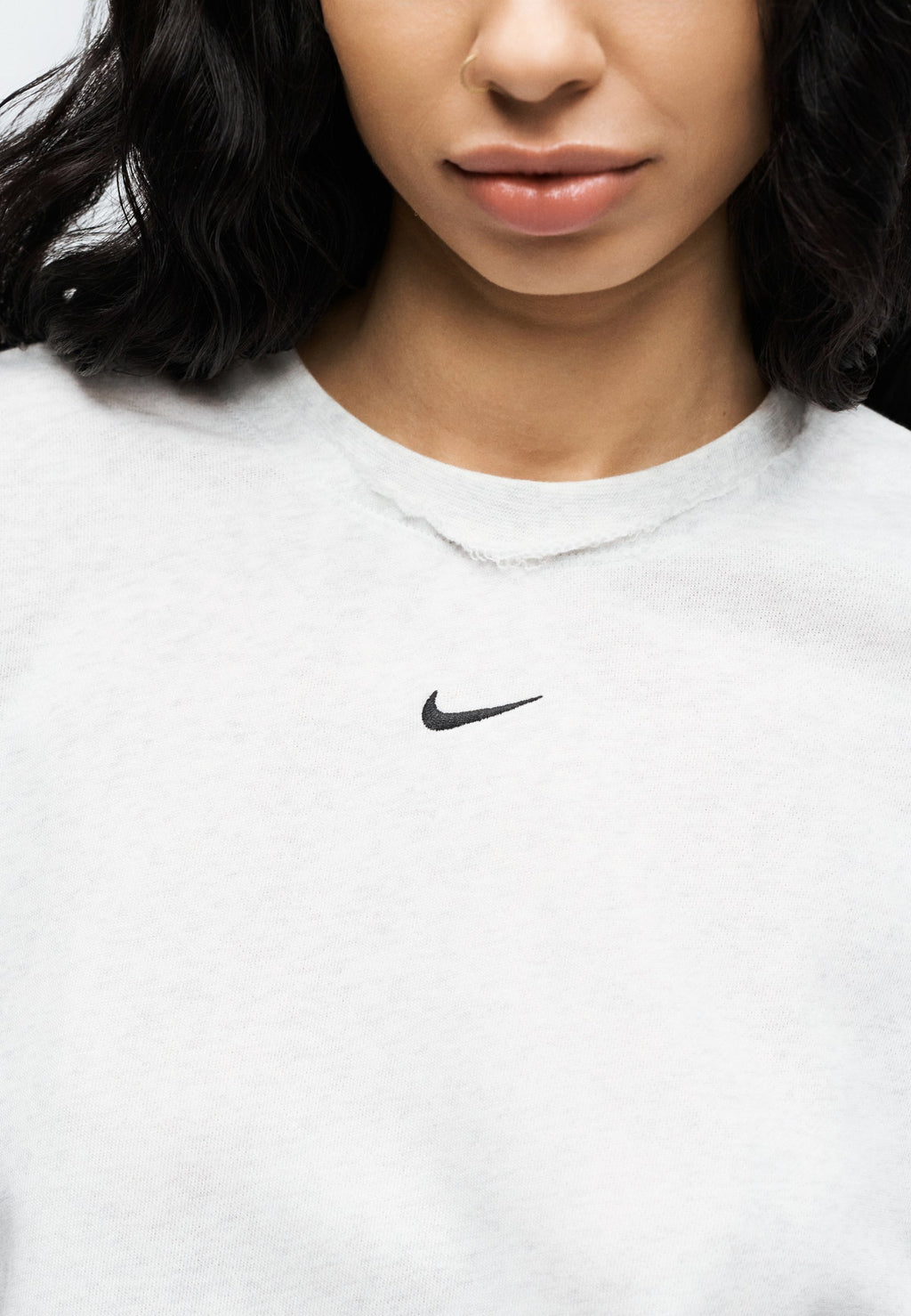 CHILL CREW - Sweatshirt - birch heather/black