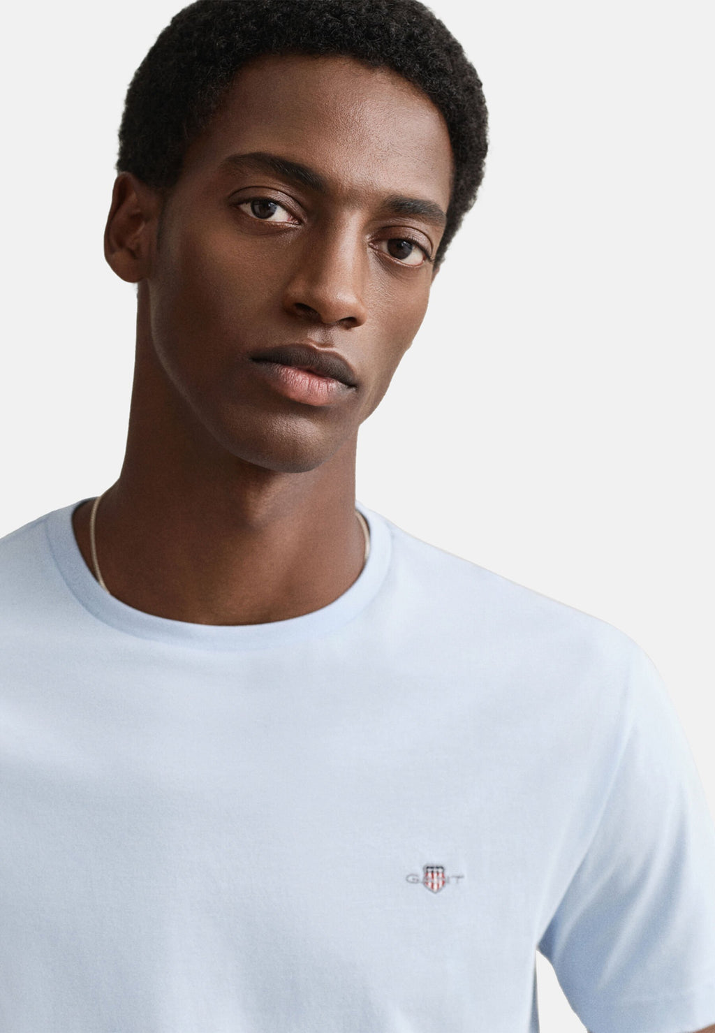 REG SHIELD SS T-SHIRT - Temel Tişört - fresh blue