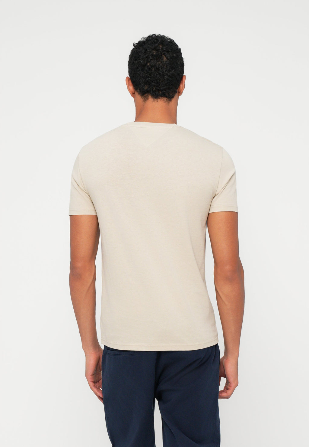 SLIM TEE  - Basic T-shirt - black/gulf sand/ecru