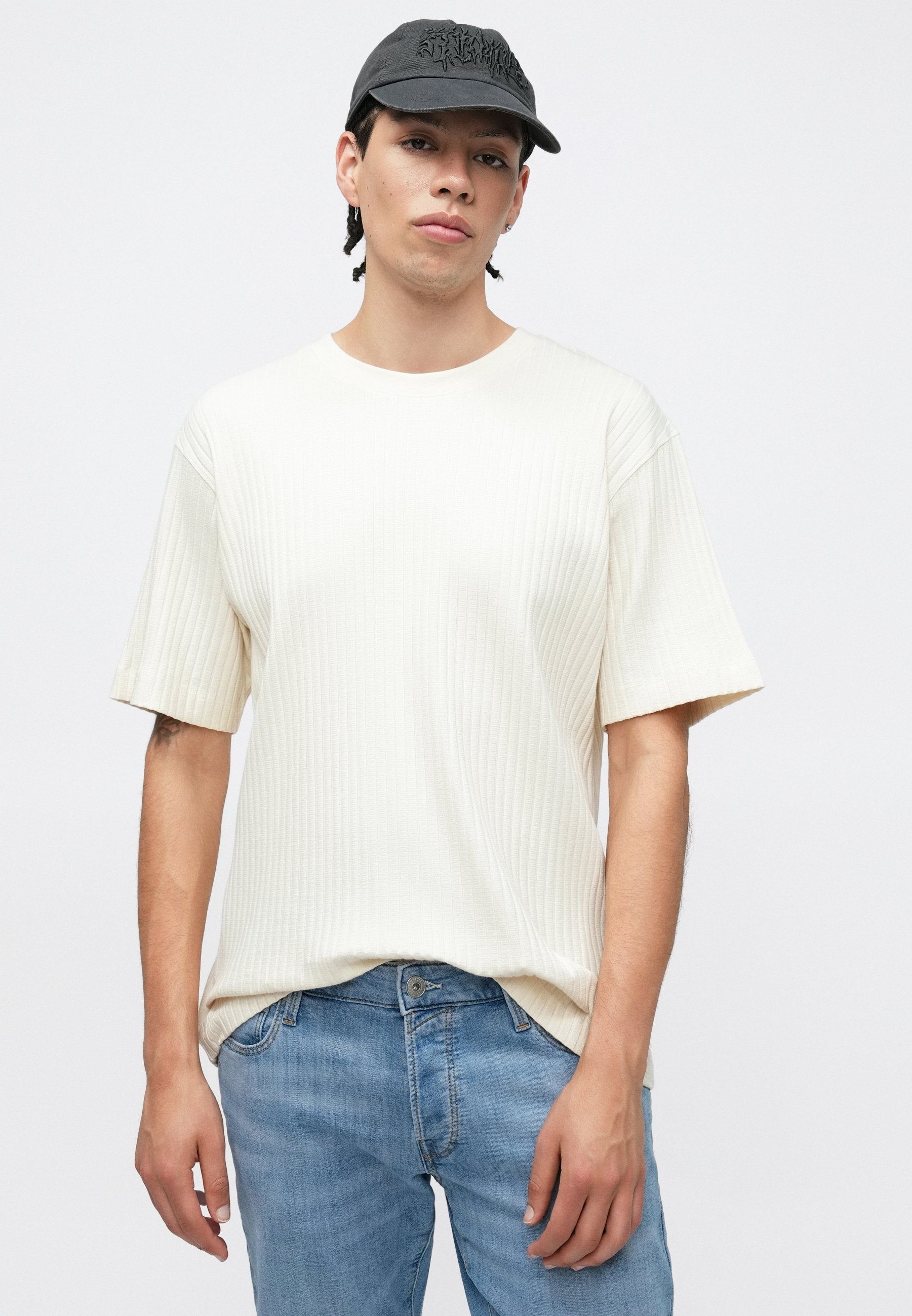 JJIGLENN JJICON - Slim fit jeans - blue denim