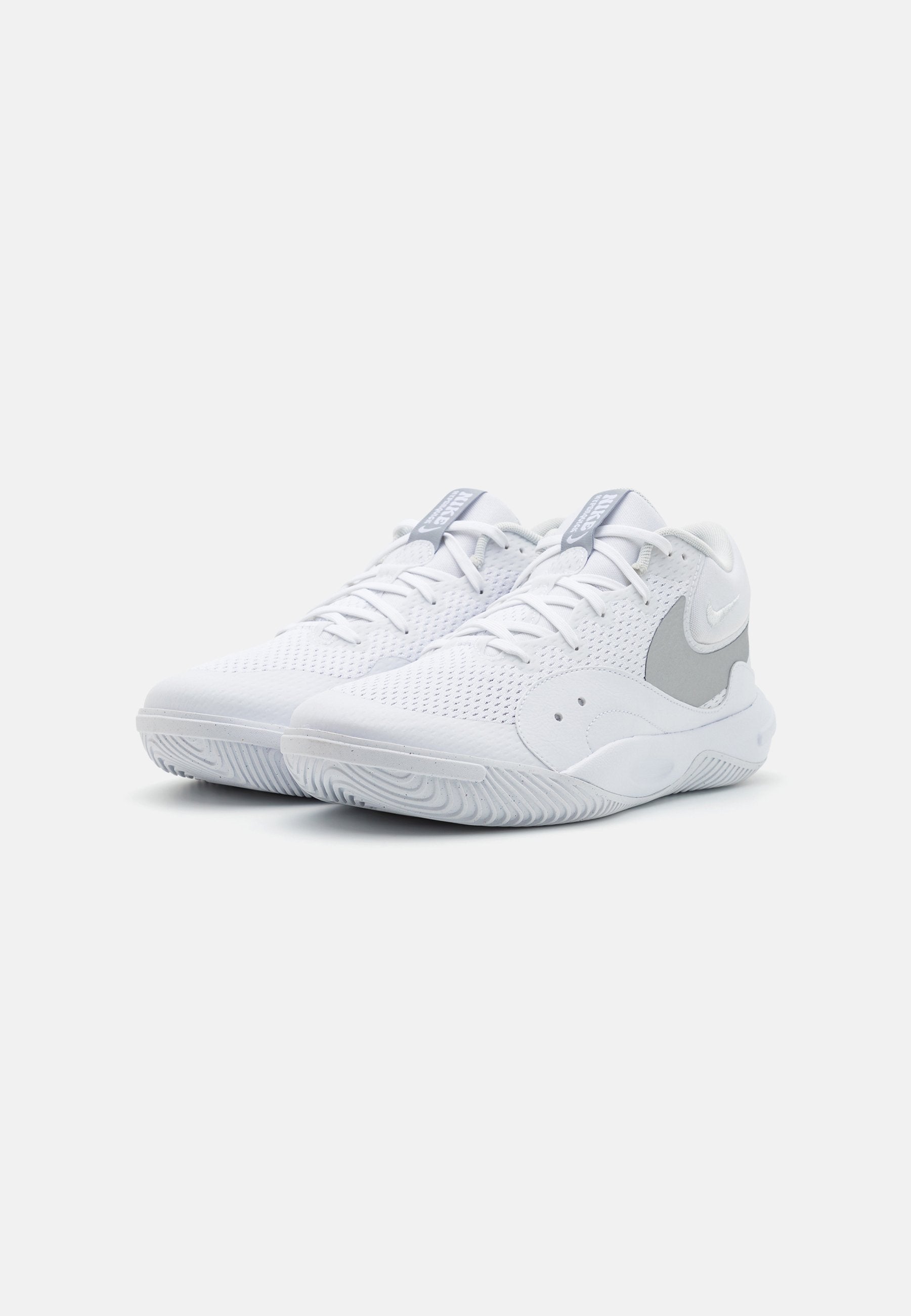HYPERQUICK  - Volleyball shoes - white/metallic silver/photon dust