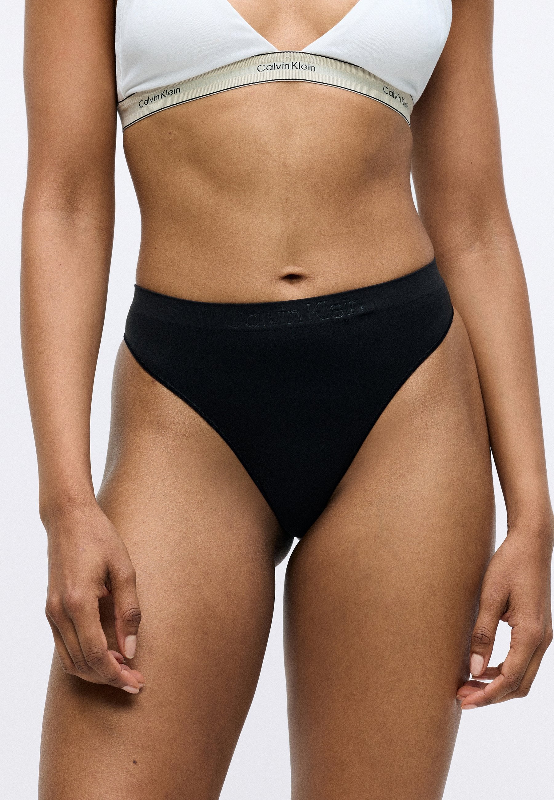 THONG BONDED FLEX SEAMLESS 3 PACK - Thong - black/mink/beet red