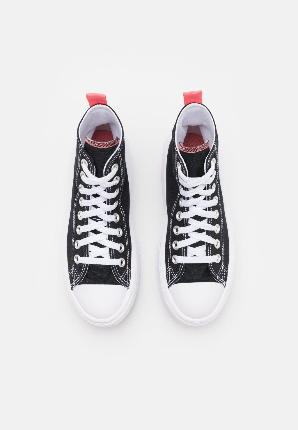 CHUCK TAYLOR ALL STAR MOVE  - High-top trainers - black/pink salt/white