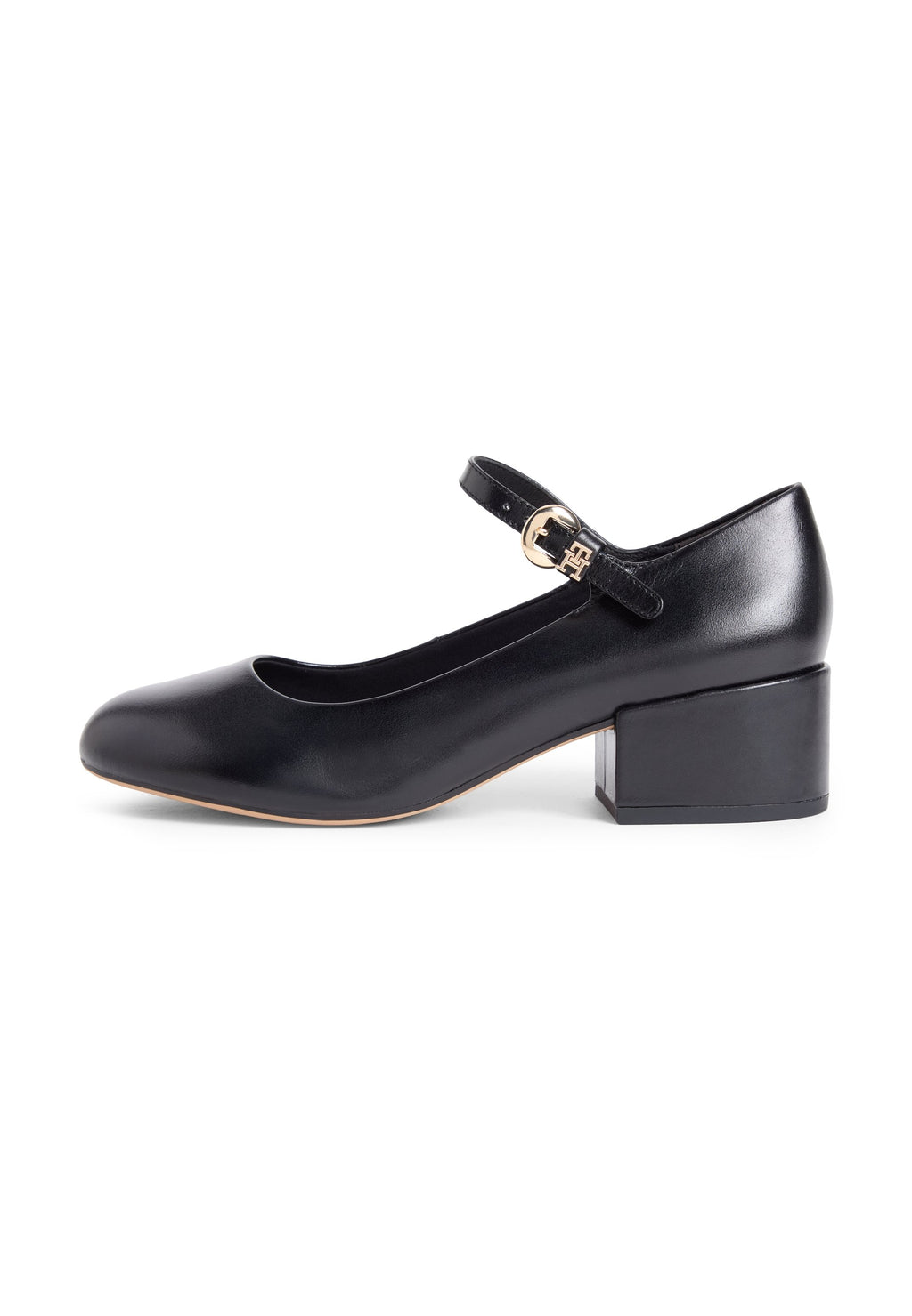 LEATHER MARY JANE BLOCK HEELS - Classic heels - black