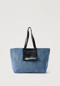 POCKET SHOPPER - Cabas - bleu moyen délavé