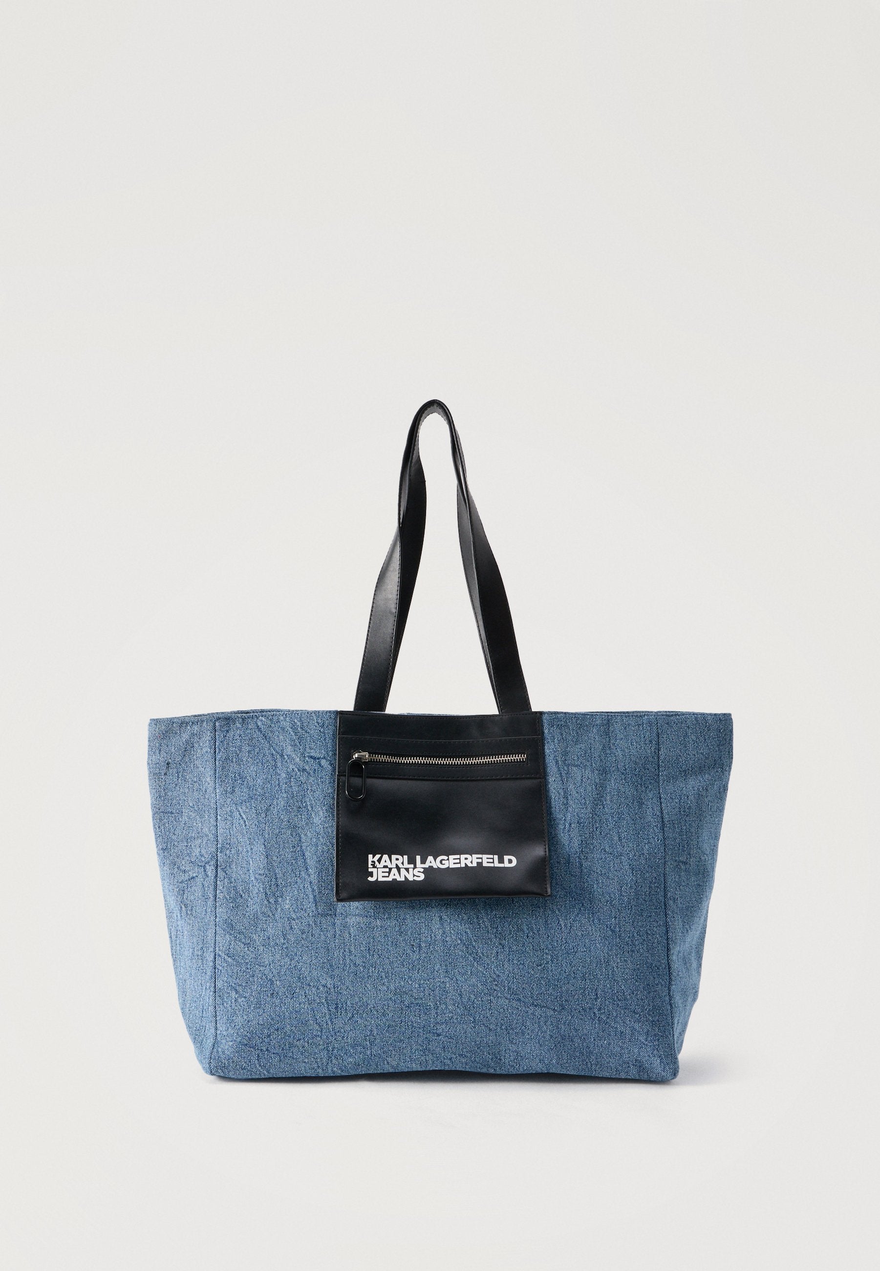 POCKET SHOPPER - Cabas - bleu moyen délavé